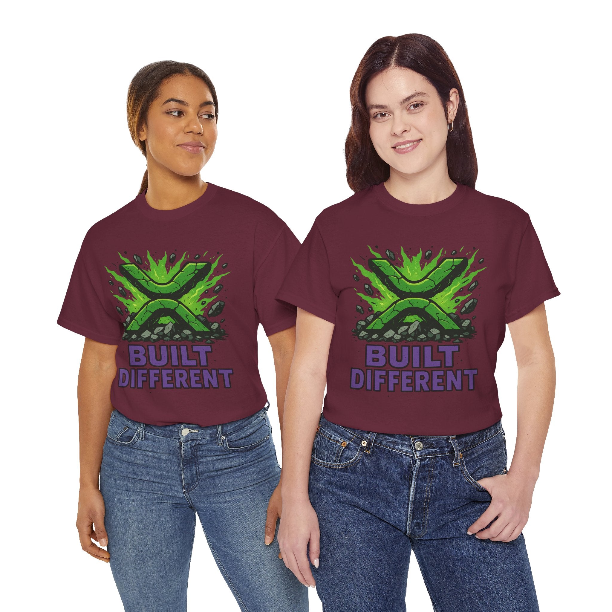 Built Different T-Shirt — Green Gamer Logo Tee