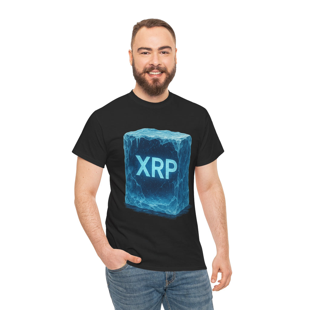 XRP Ice Block Tee — Crypto Ripple Logo T-Shirt