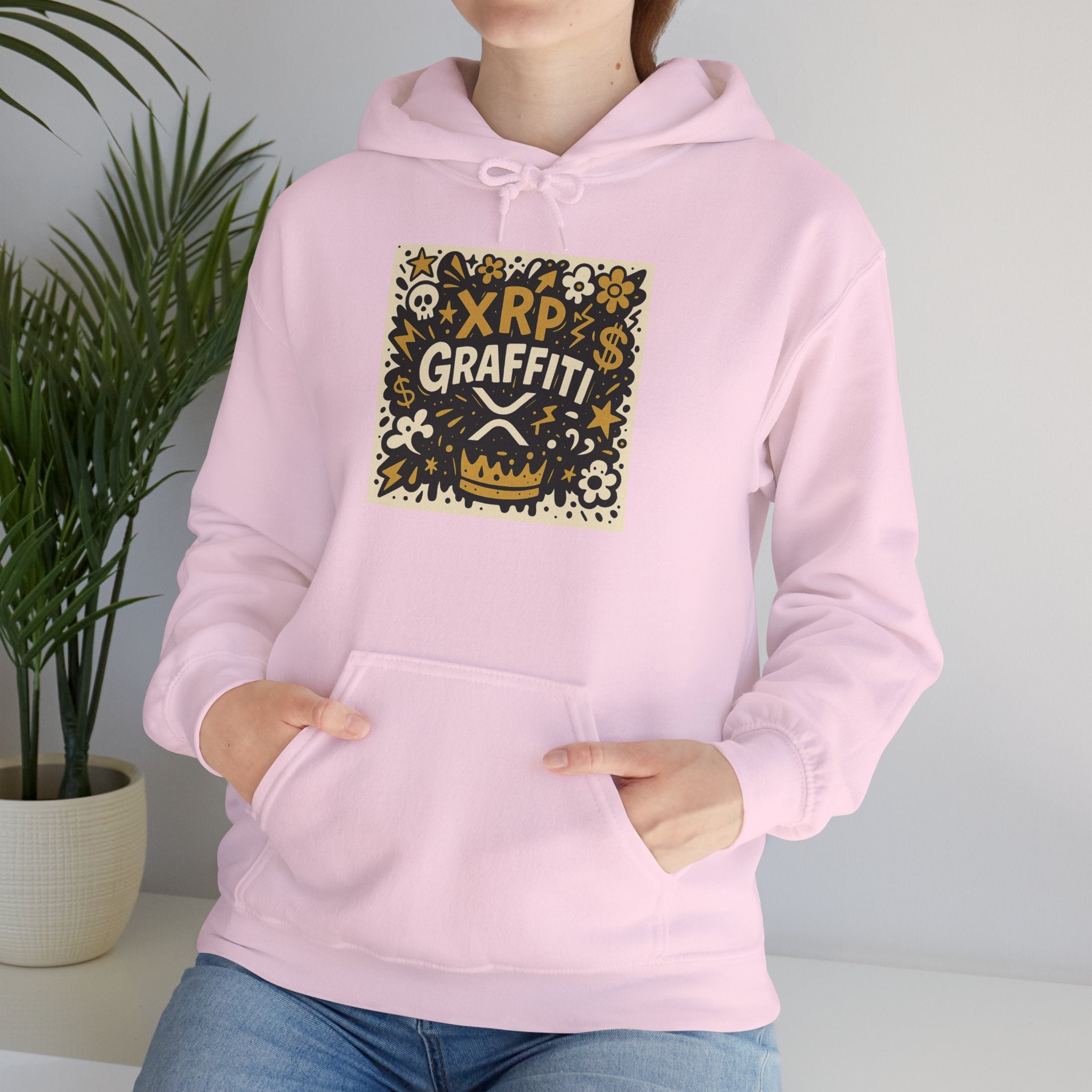 XRP Graffiti Hoodie – Street Art Crypto Sweatshirt
