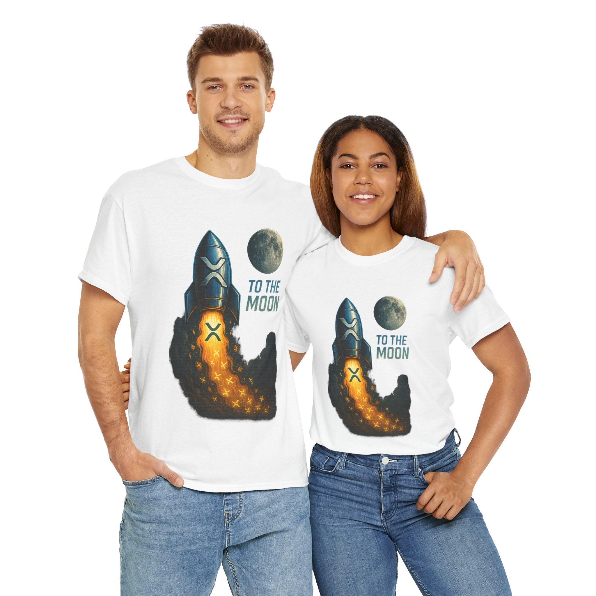 Rocket 'To the Moon' T-Shirt - Space Exploration Graphic Tee