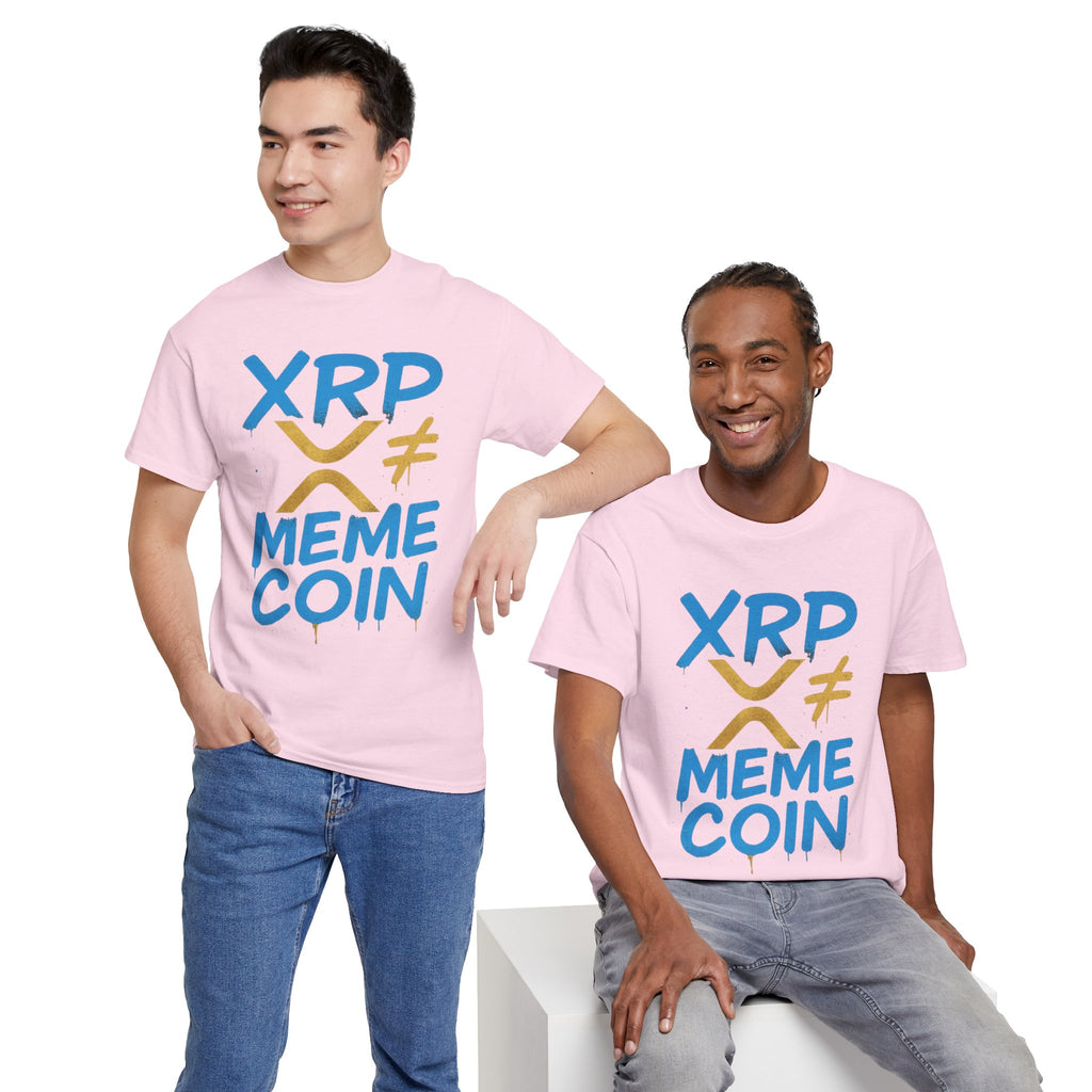 XRP ≠ Meme Coin T‑Shirt — Crypto Advocate Graphic Tee