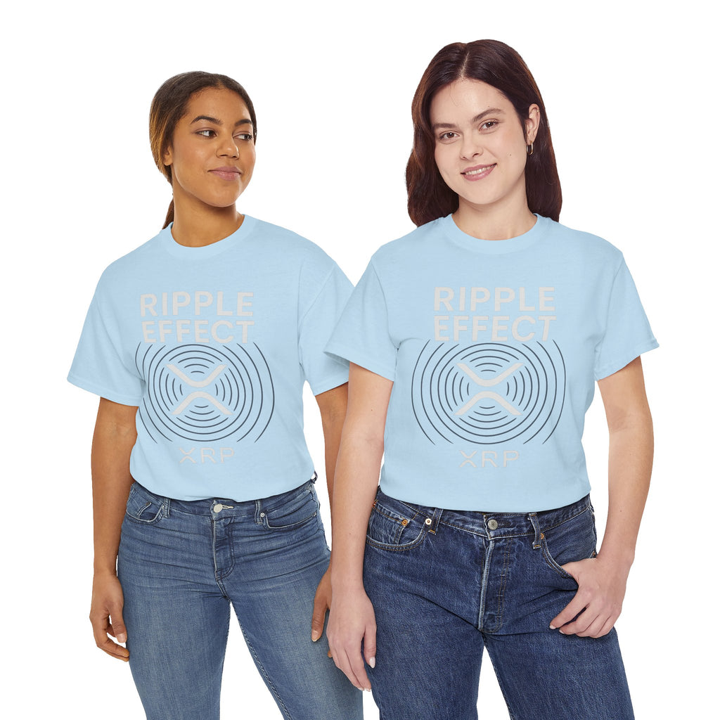 Ripple Effect XRP Tee — Minimal Cryptocurrency Logo T-Shirt