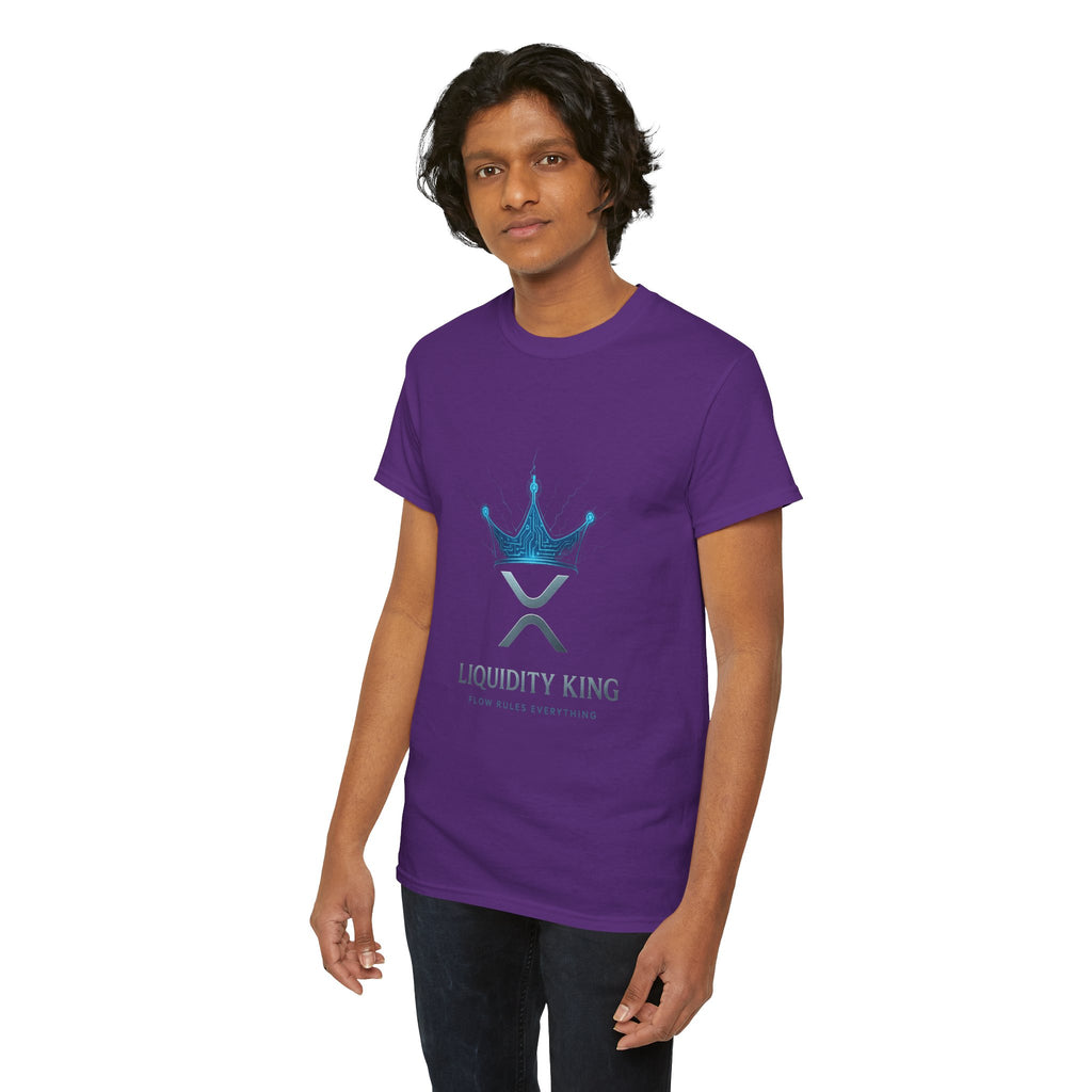 RIPPLE Liquidity King T-Shirt — Crypto XRP Crown Tee