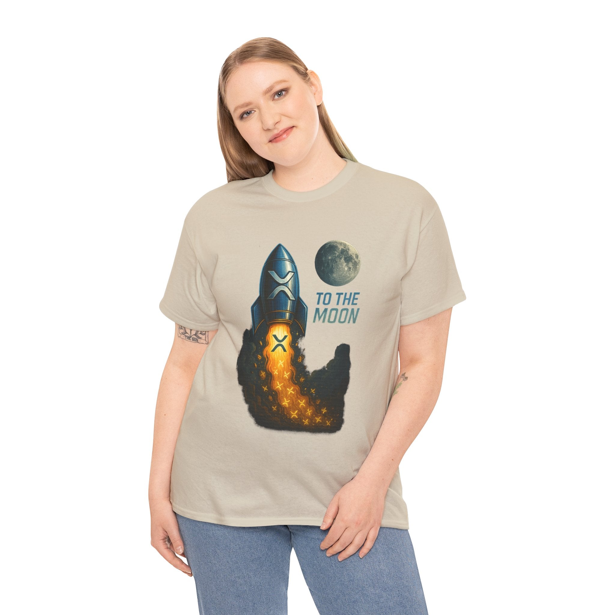 Rocket 'To the Moon' T-Shirt - Space Exploration Graphic Tee