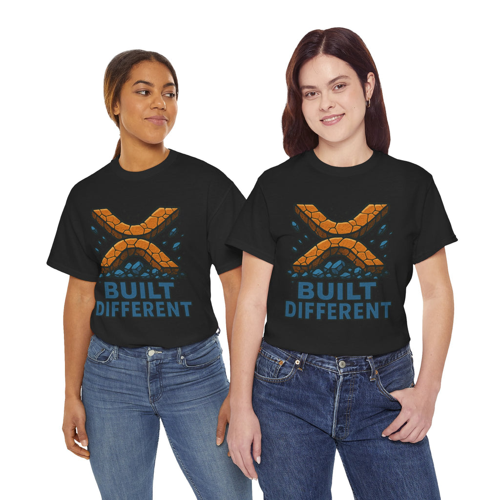 Built Different T-Shirt — Rugged Crypto X Design Tee