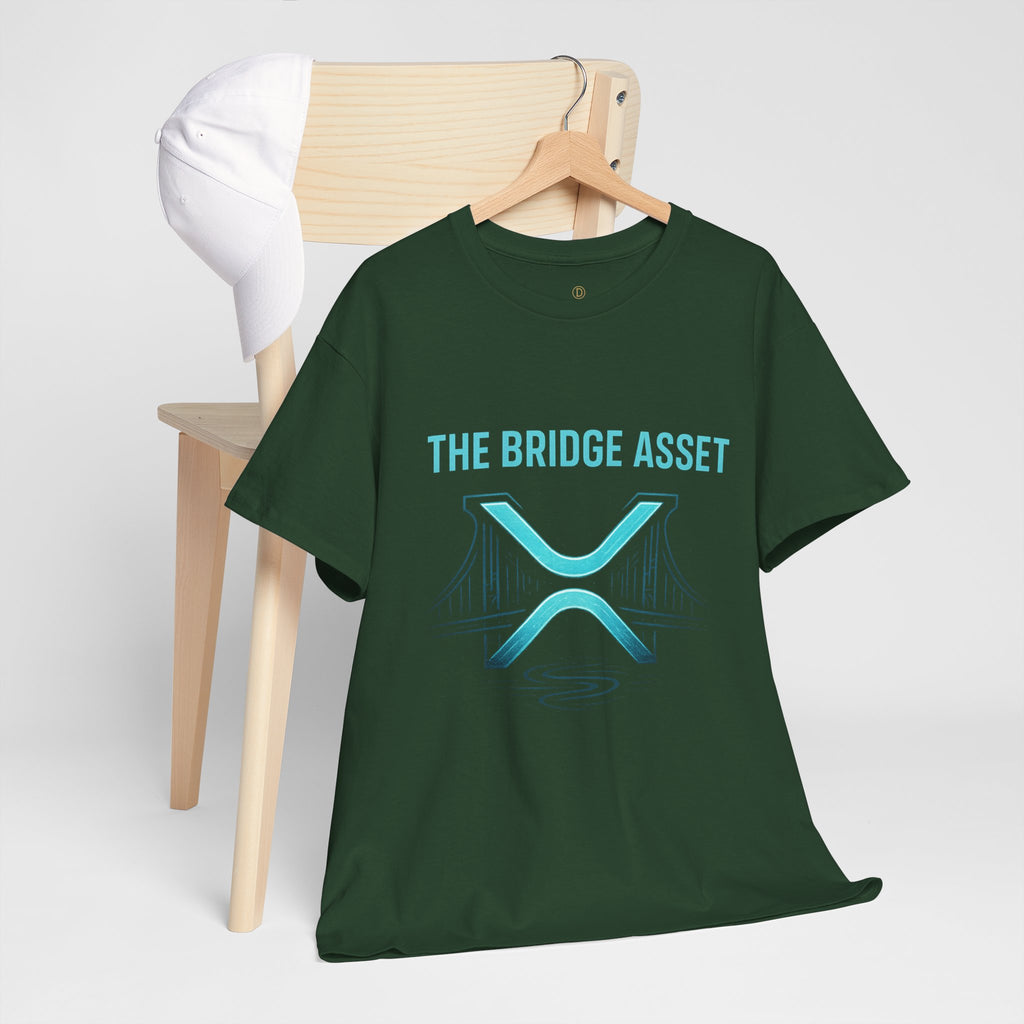XRP 'The Bridge Asset' Graphic Tee — Crypto Ripple Logo Shirt