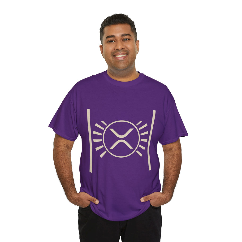 XRP Sun Logo T‑Shirt — Minimal Crypto Ripple Tee