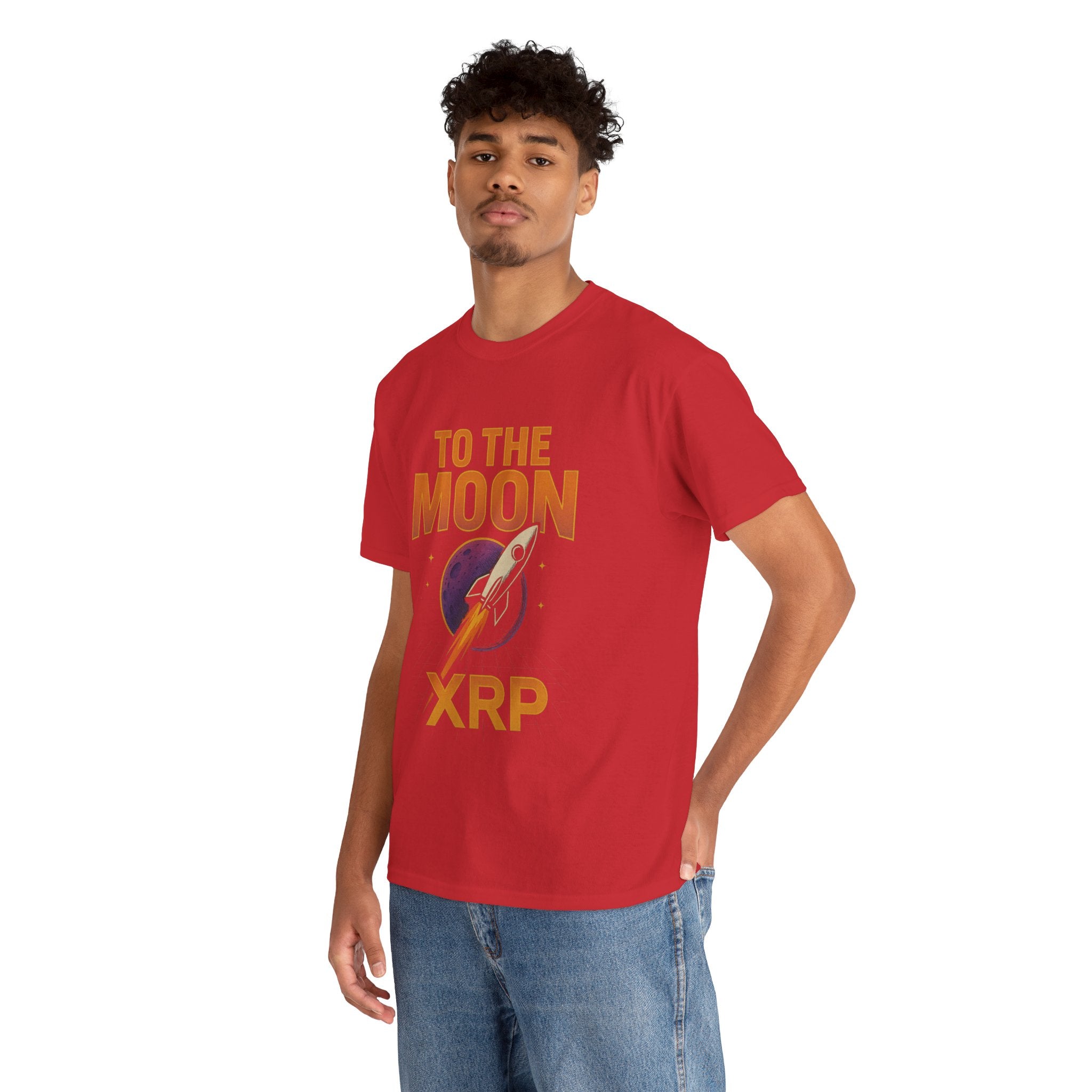 XRP To The Moon Tee — Cryptocurrency Investor Rocket Shirt