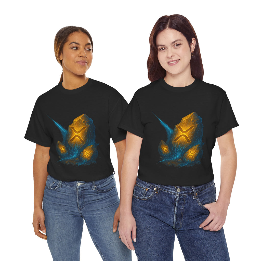 Rune Stone Graphic Tee — Glowing Mystic Rock T-Shirt