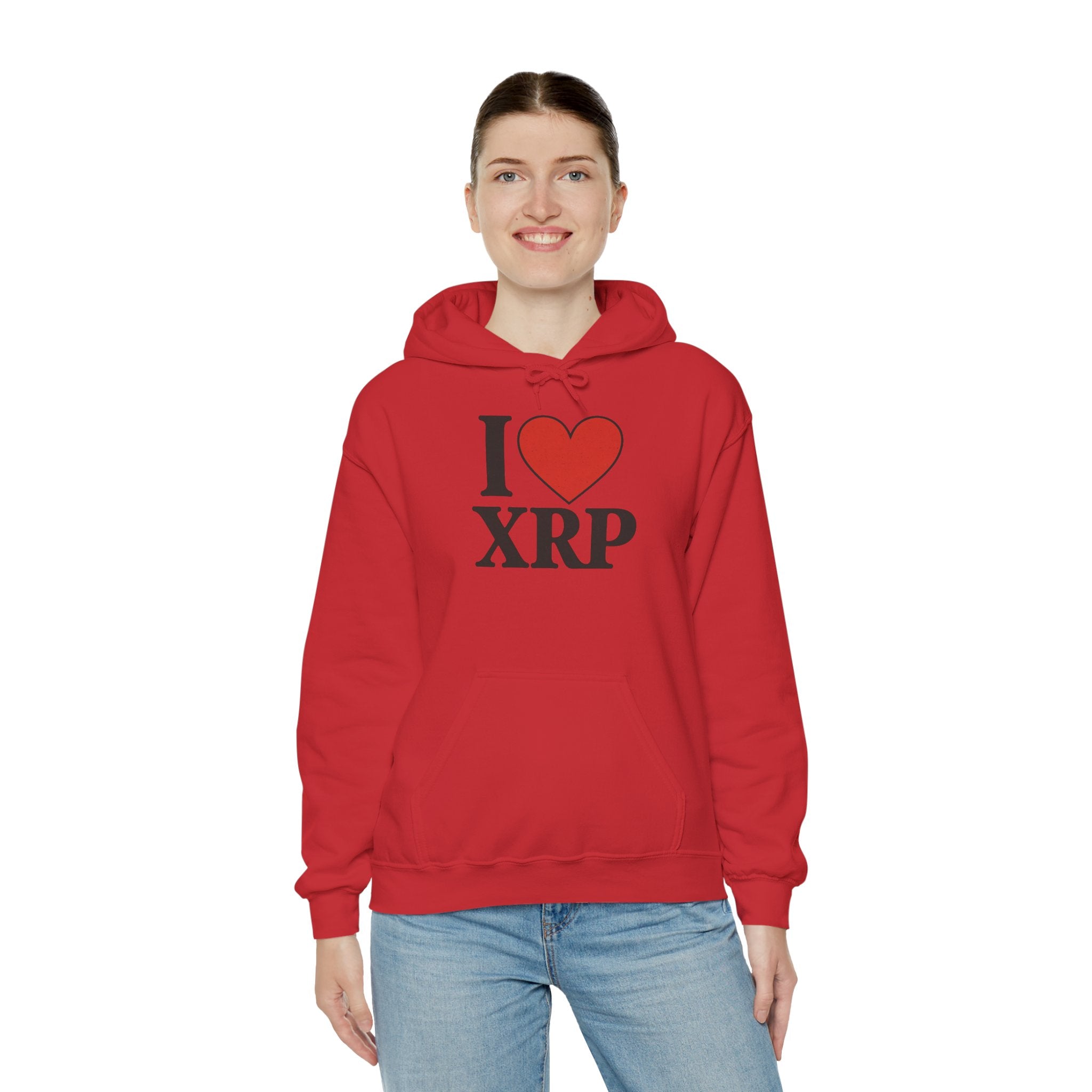 I  XRP Hoodie — Crypto Enthusiast Ripple Sweatshirt