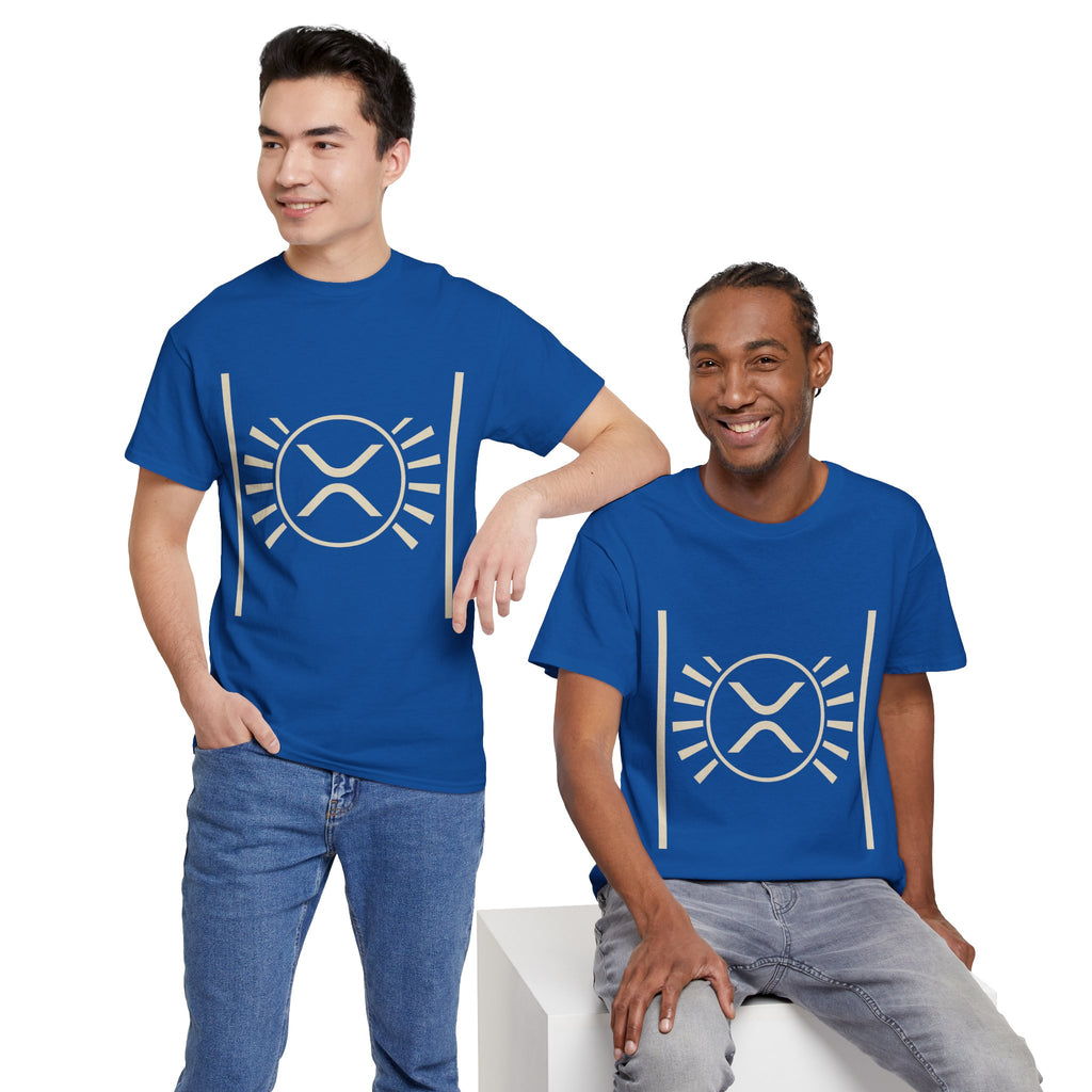 XRP Sun Logo T‑Shirt — Minimal Crypto Ripple Tee