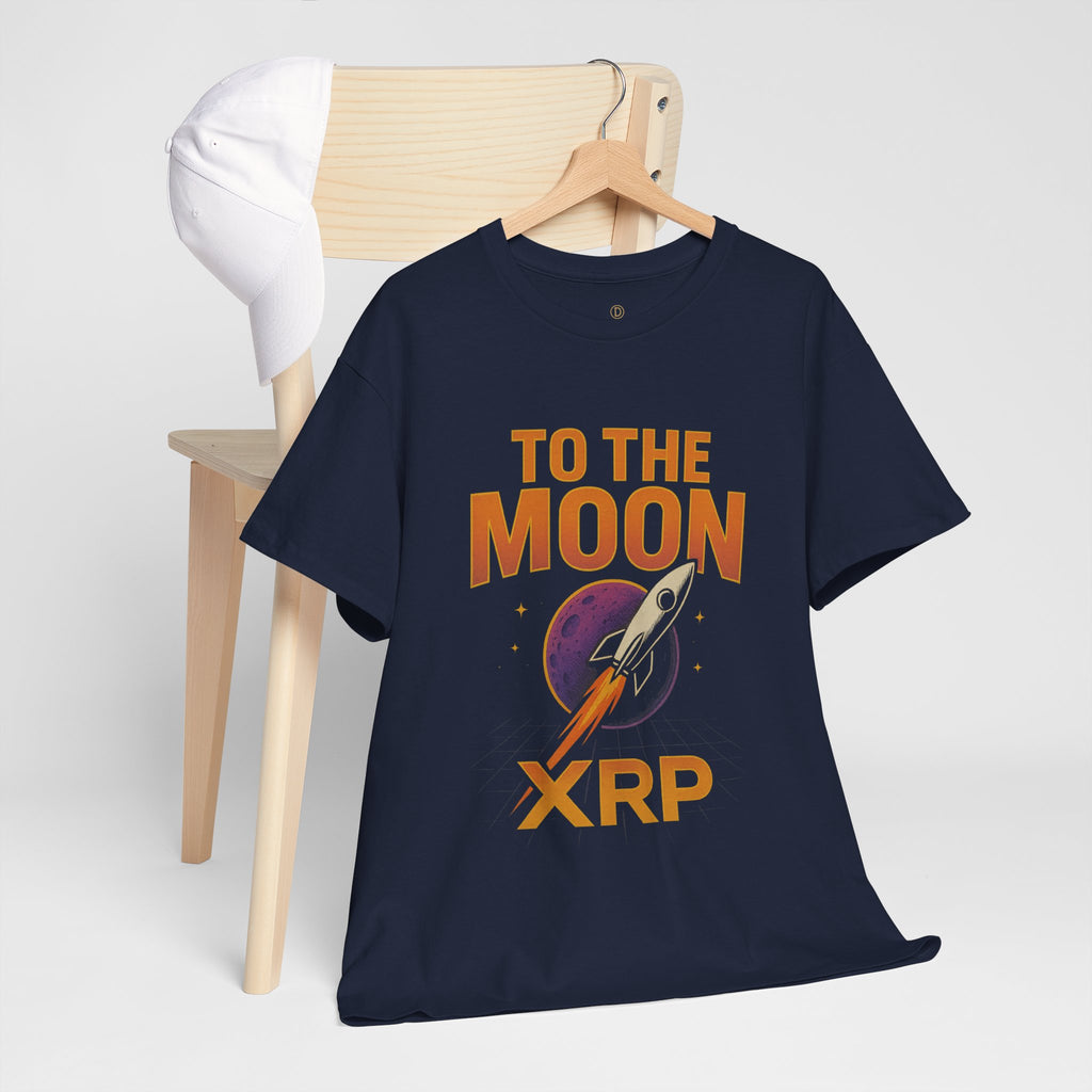 XRP To The Moon Tee — Cryptocurrency Investor Rocket Shirt