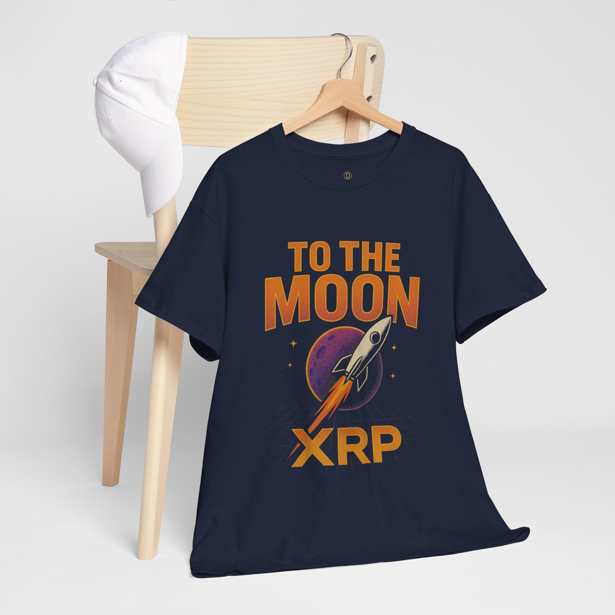 XRP To The Moon Tee — Cryptocurrency Investor Rocket Shirt