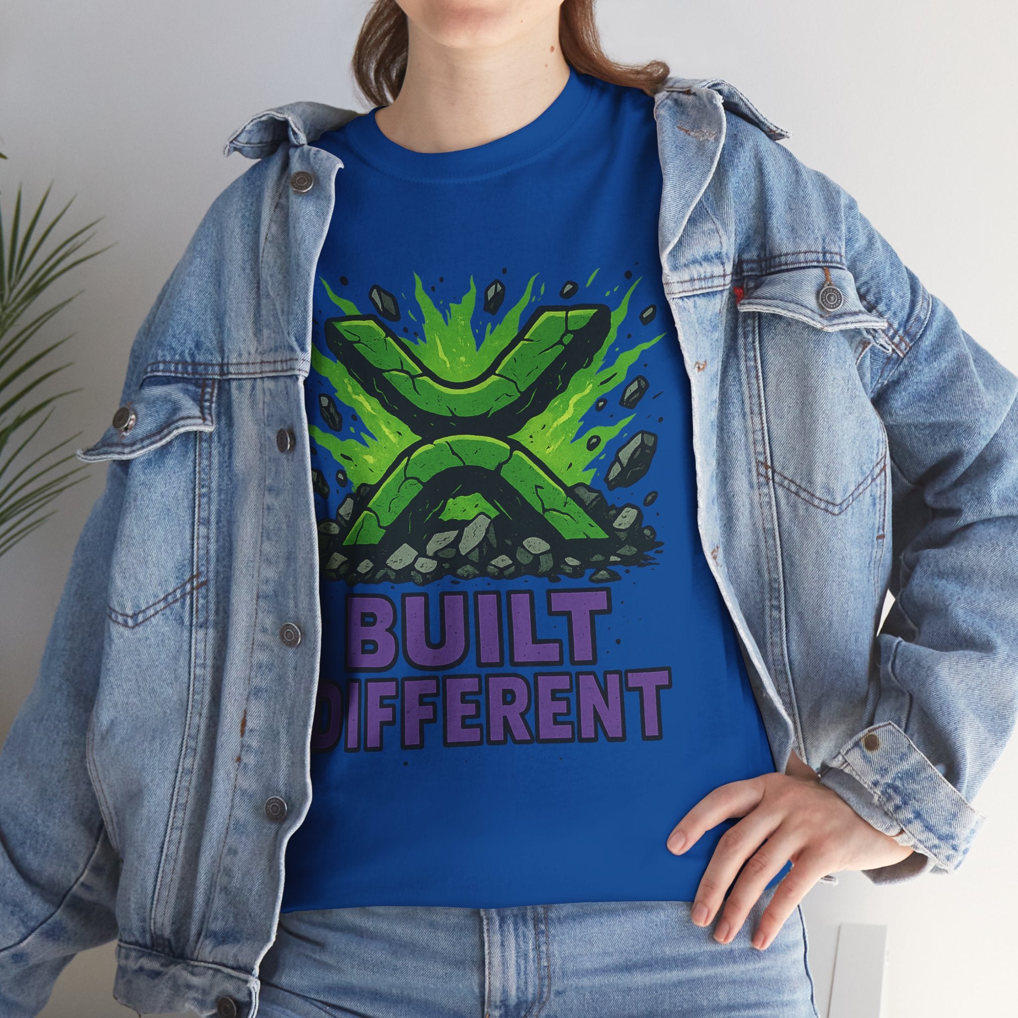 Built Different T-Shirt — Green Gamer Logo Tee