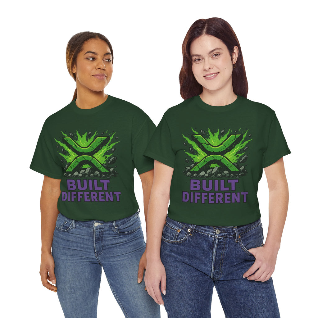 Built Different T-Shirt — Green Gamer Logo Tee