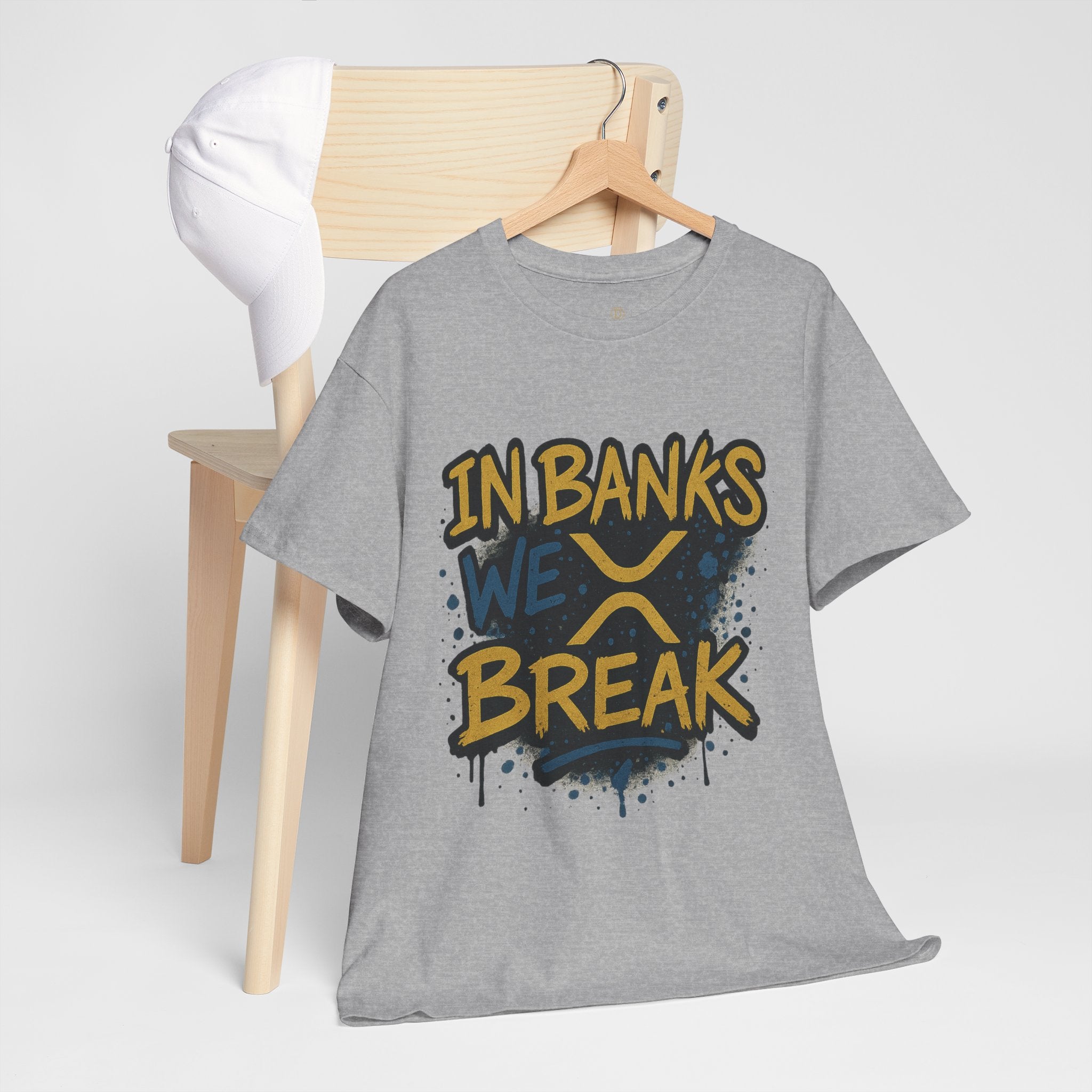 Ripple 'In Banks We Break' Graphic Tee — Crypto XRP Streetwear