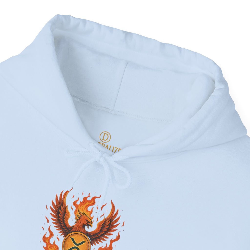 Phoenix Coin Hoodie — Fiery Phoenix Crest Sweatshirt