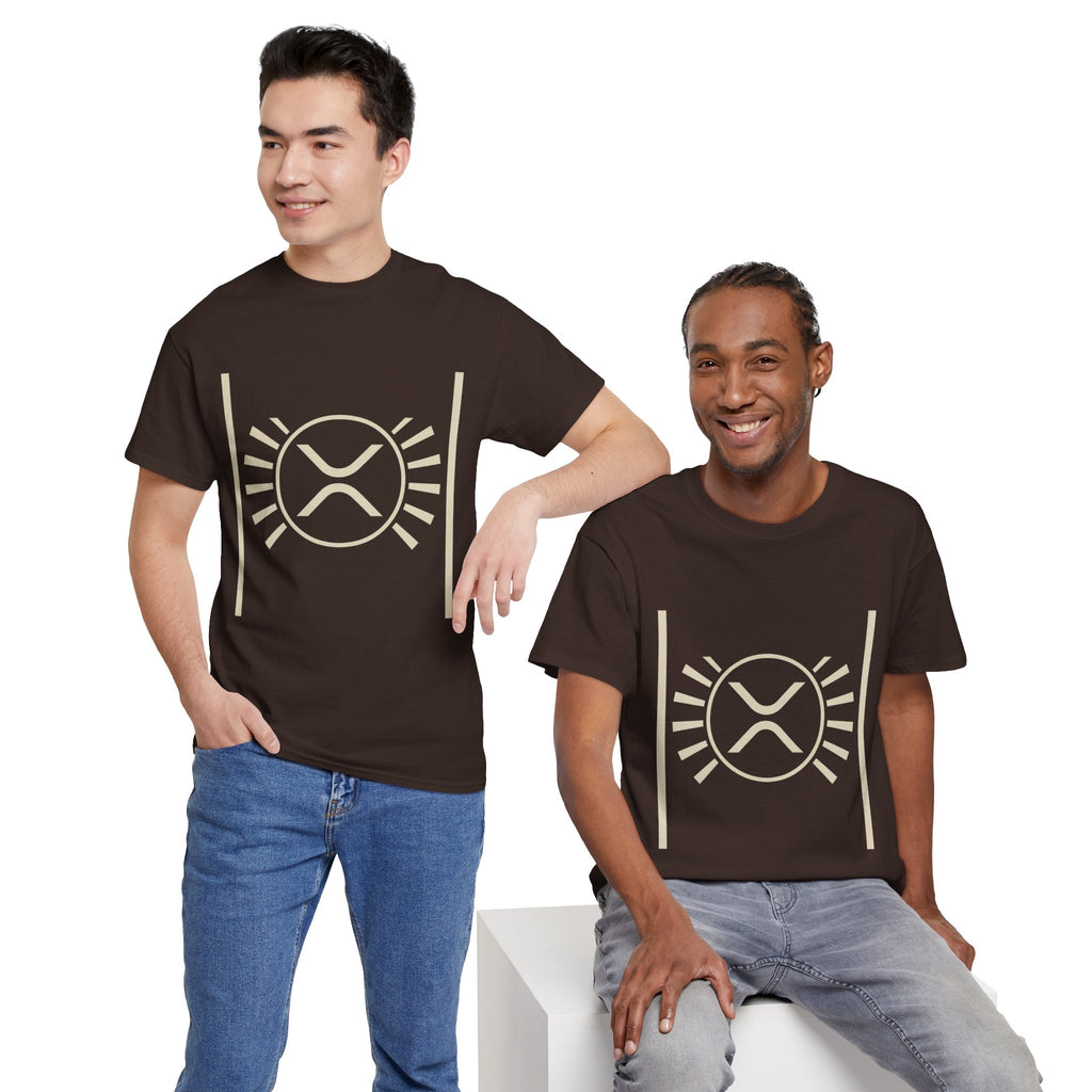 XRP Sun Logo T‑Shirt — Minimal Crypto Ripple Tee