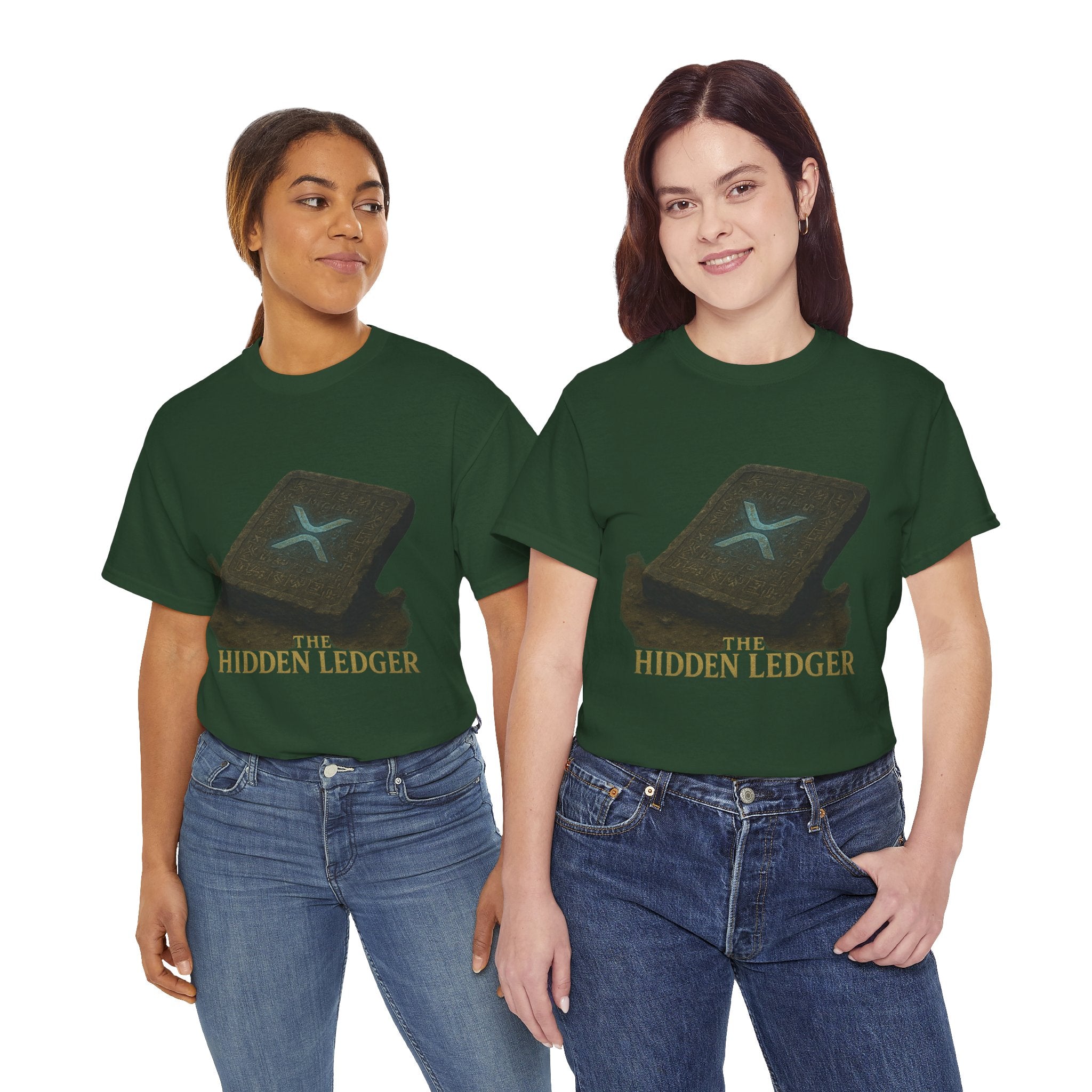 T-Shirt — "The Hidden Ledger" Crypto XRP Wallet Graphic Tee