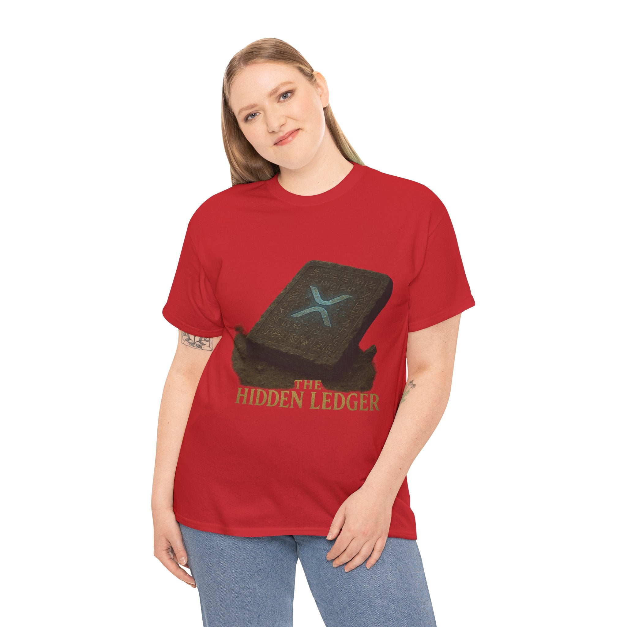 T-Shirt — "The Hidden Ledger" Crypto XRP Wallet Graphic Tee