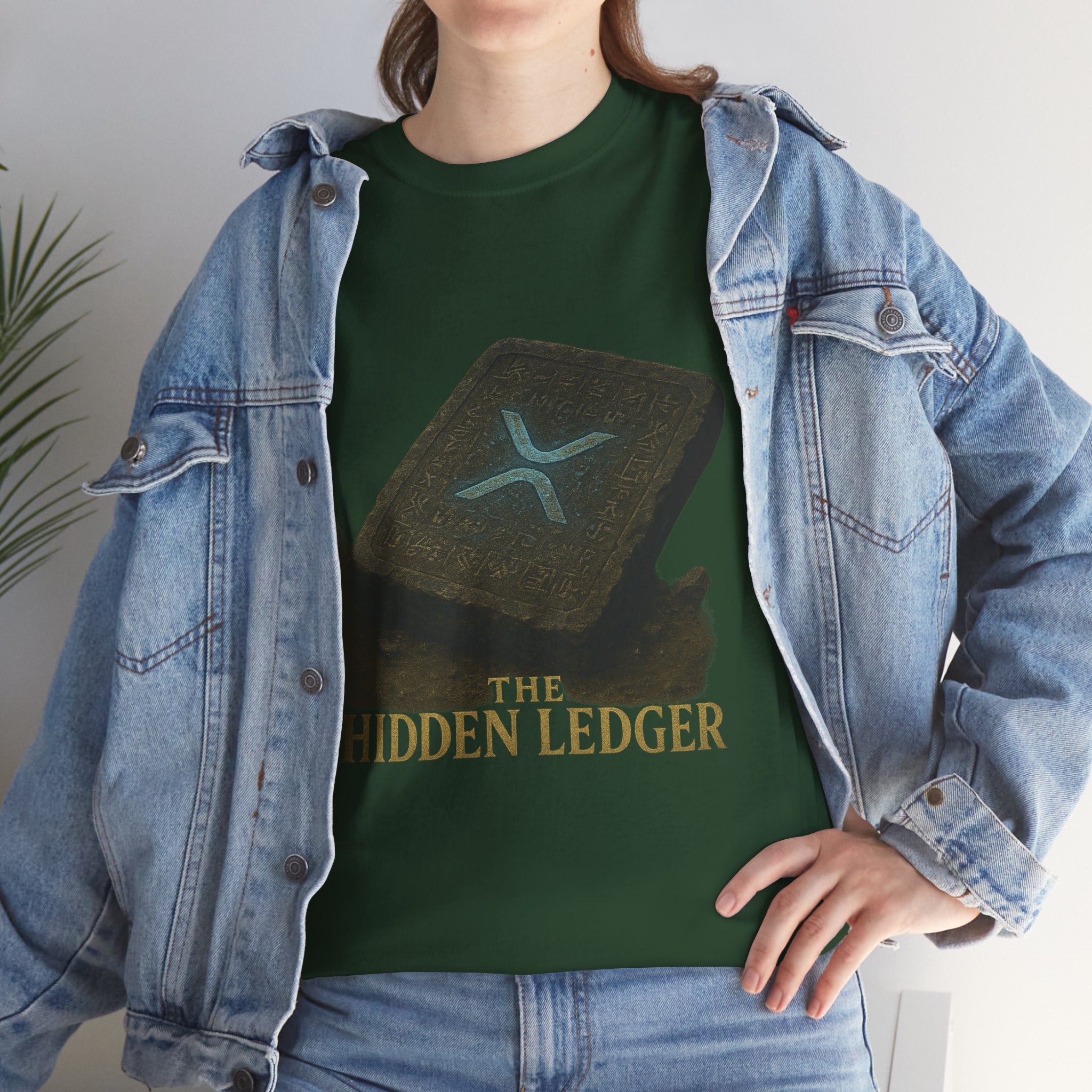 T-Shirt — "The Hidden Ledger" Crypto XRP Wallet Graphic Tee