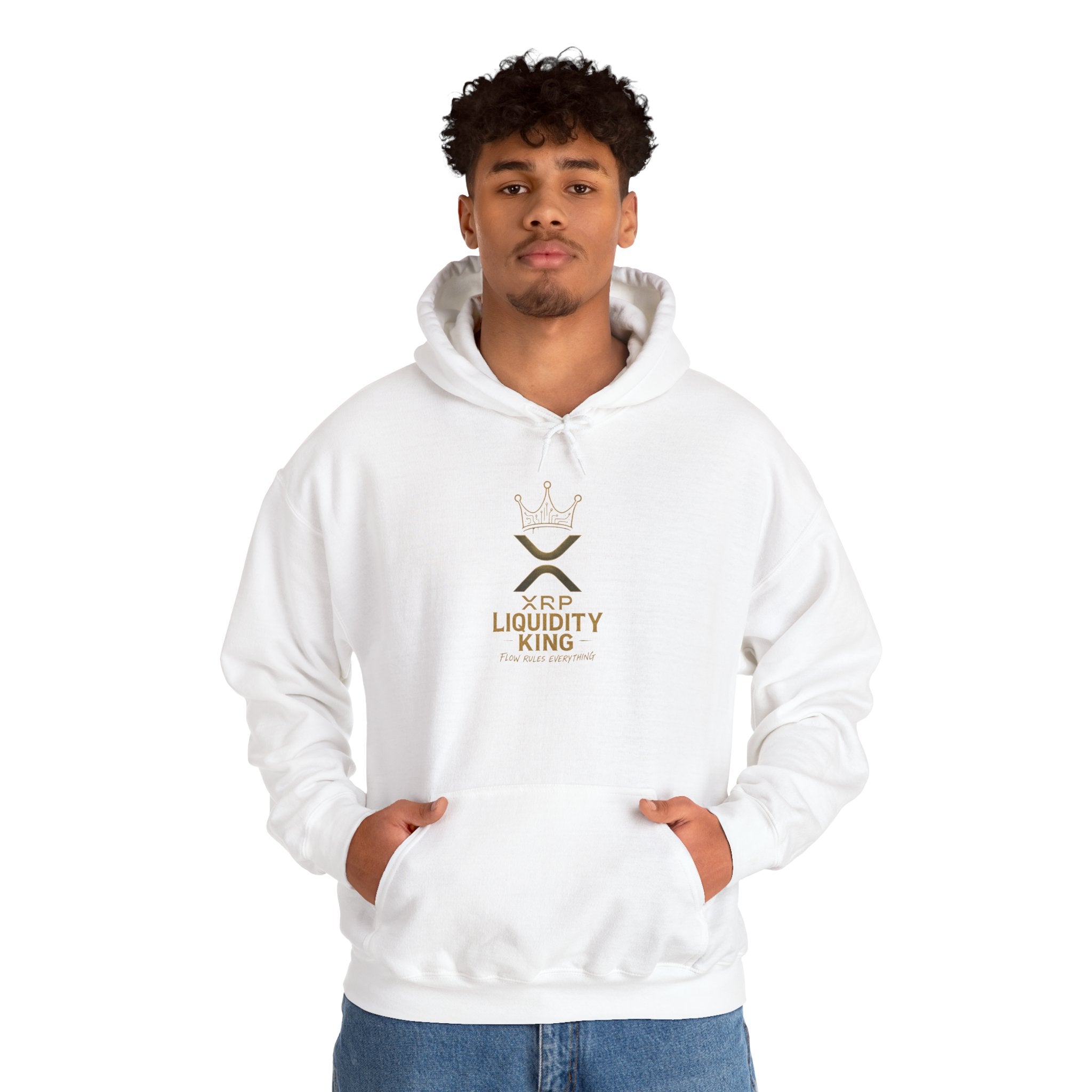 XRP Liquidity King Hoodie — Crypto Logo Pullover for Traders & Investors