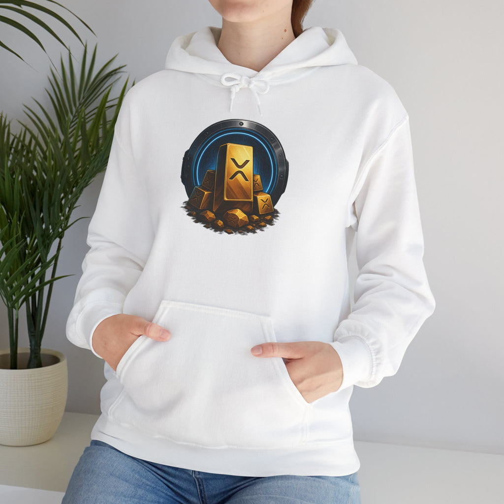 Gaming Treasure Hoodie — Gold Loot Chest Emblem