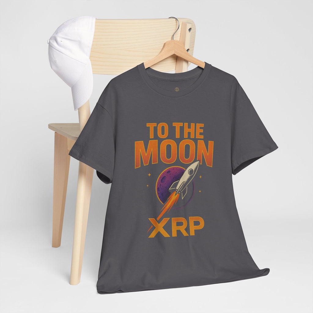 XRP To The Moon Tee — Cryptocurrency Investor Rocket Shirt