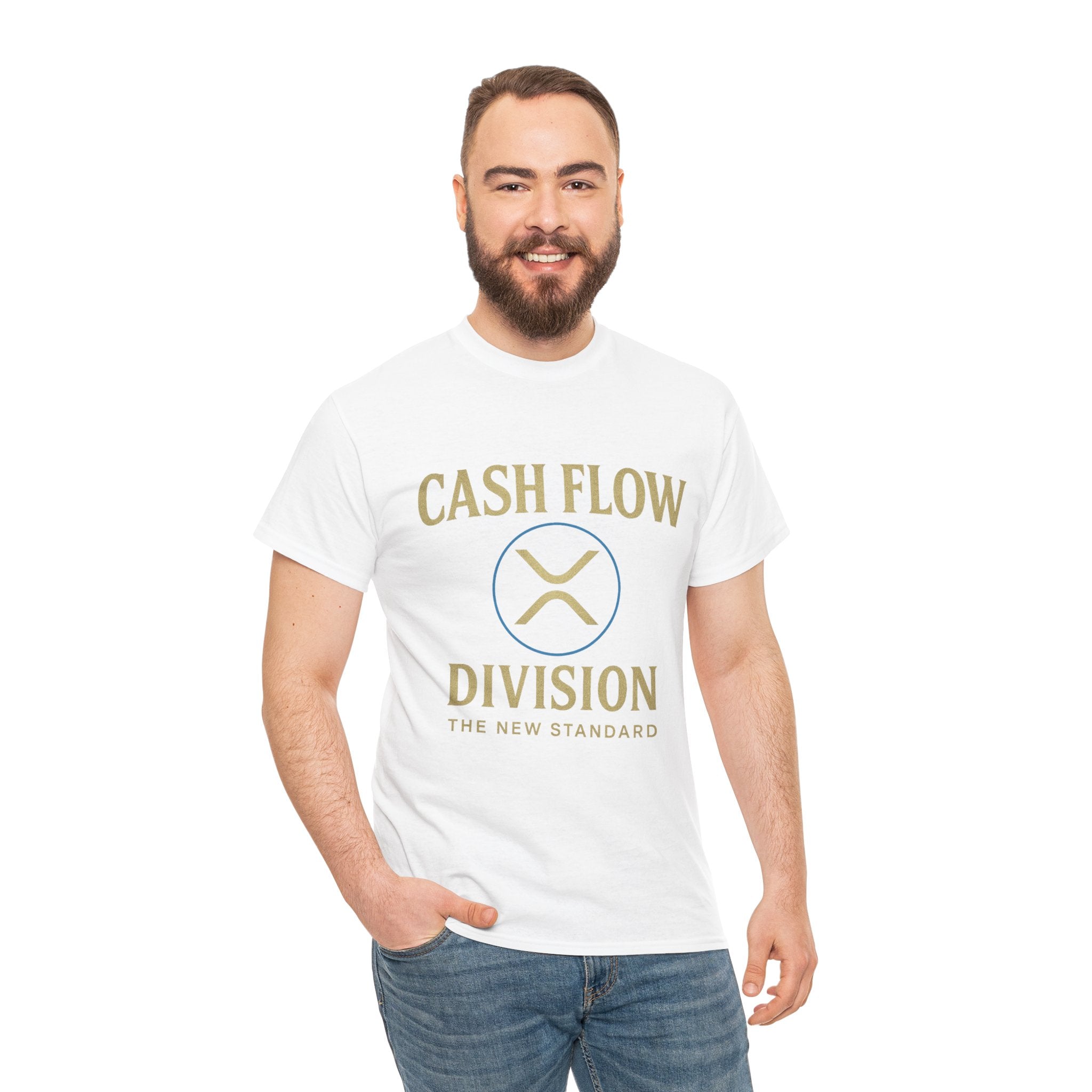 Cash Flow Division Tee — "The New Standard" Graphic T-Shirt