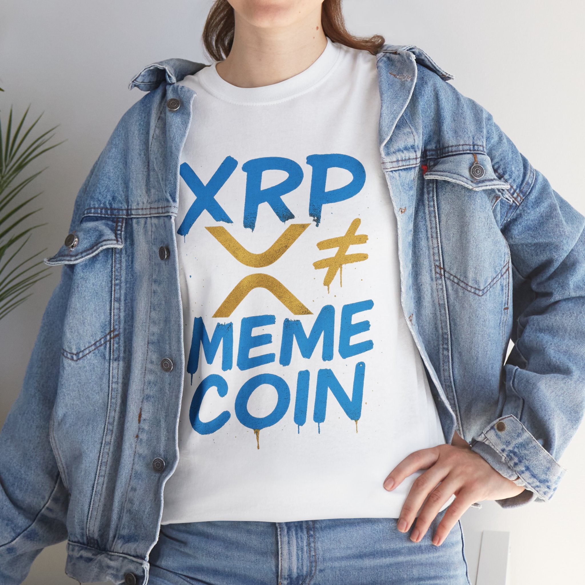XRP ≠ Meme Coin T‑Shirt — Crypto Advocate Graphic Tee