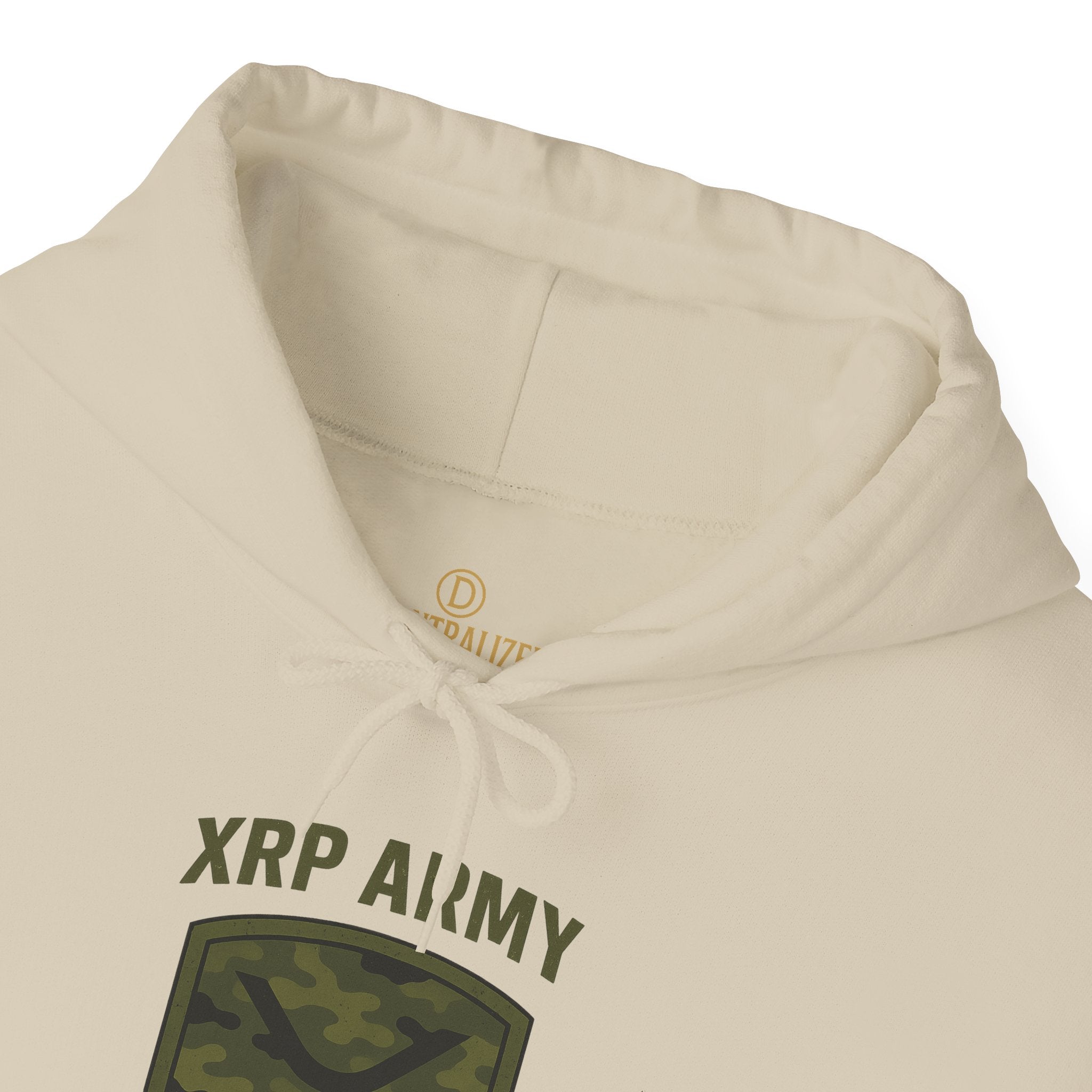 XRP Army Hoodie – Crypto Shield Camouflage Sweatshirt