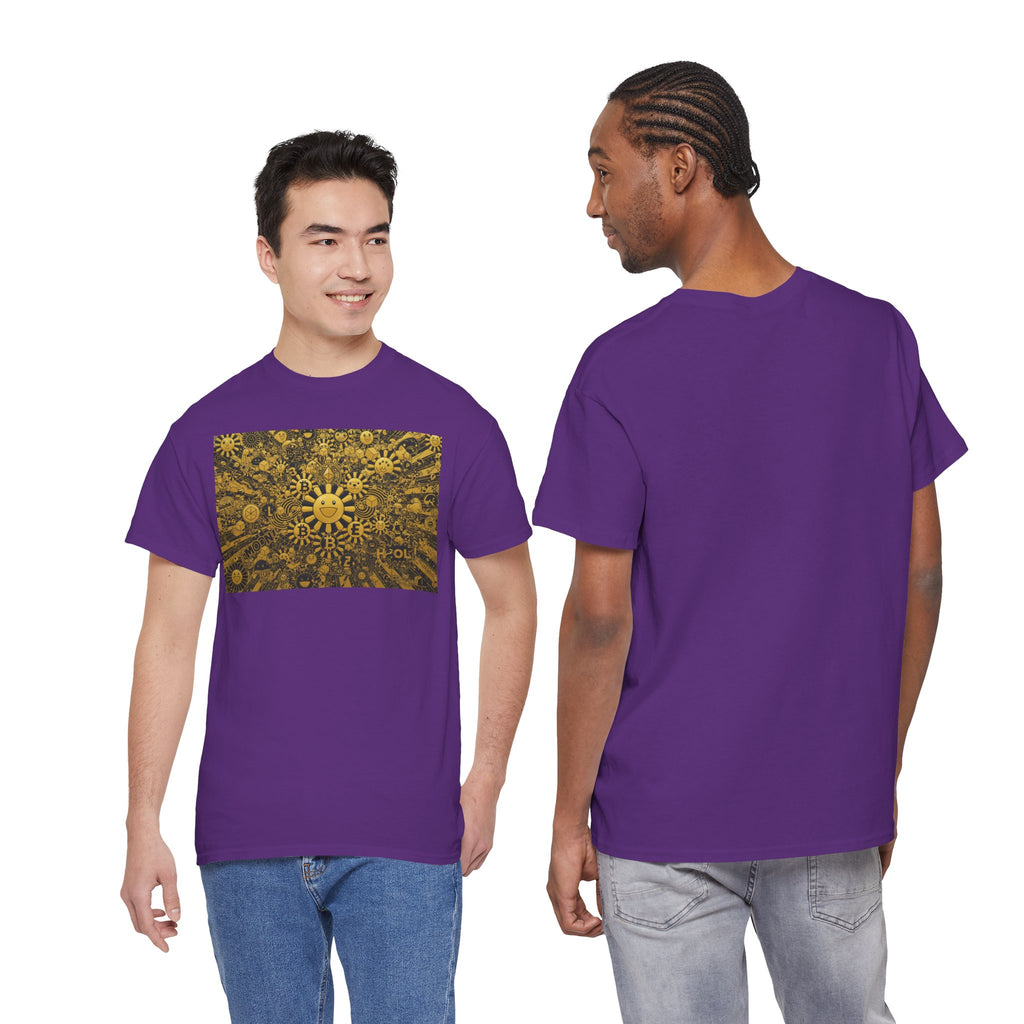 Sunflower Burst T‑Shirt — Golden Sunflower Pattern Tee