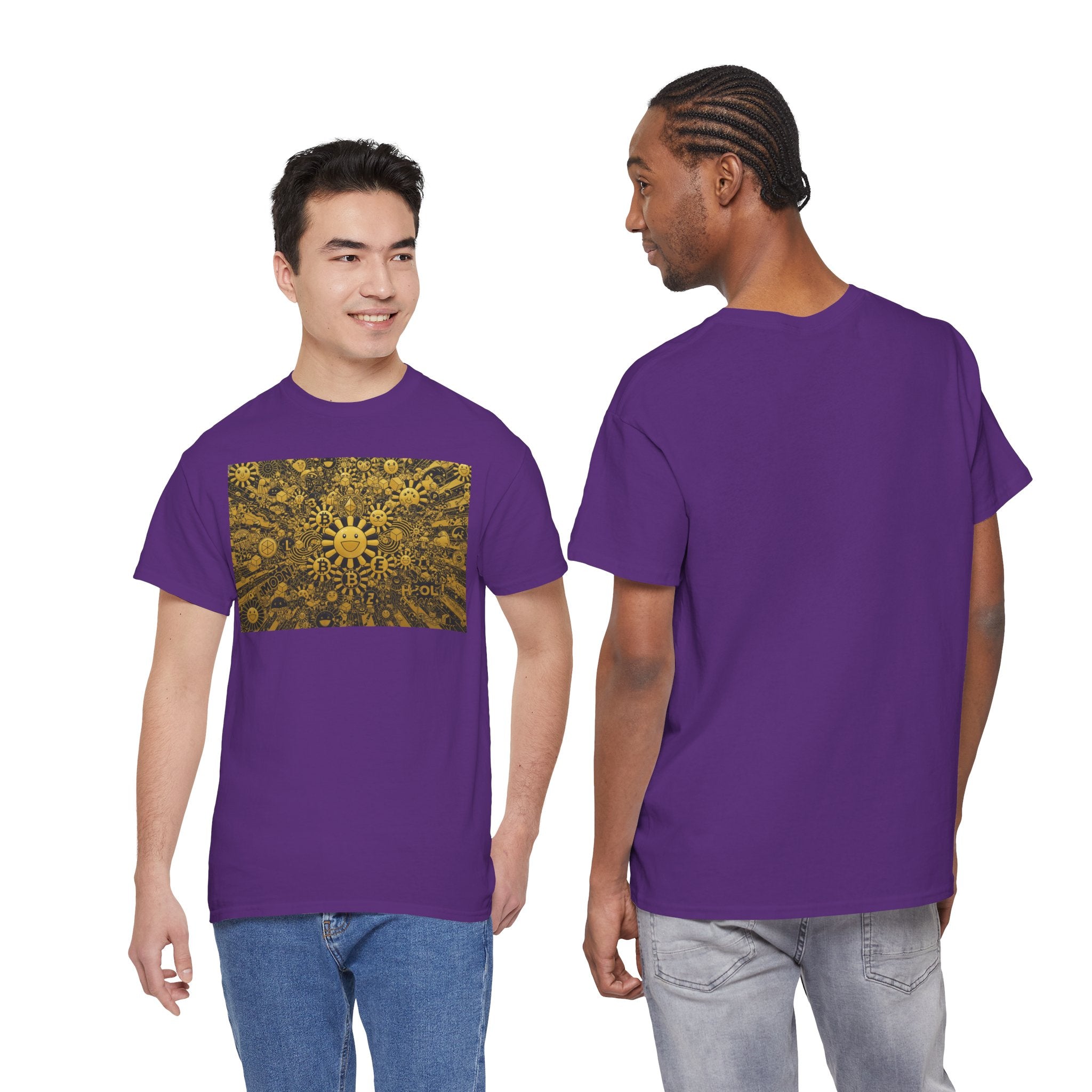 Sunflower Burst T‑Shirt — Golden Sunflower Pattern Tee