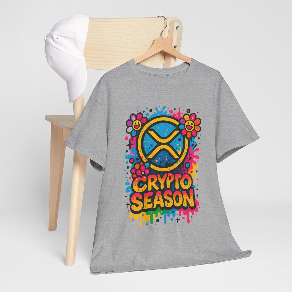 Crypto Season T-Shirt — Colorful Ripple XRP Logo Tee