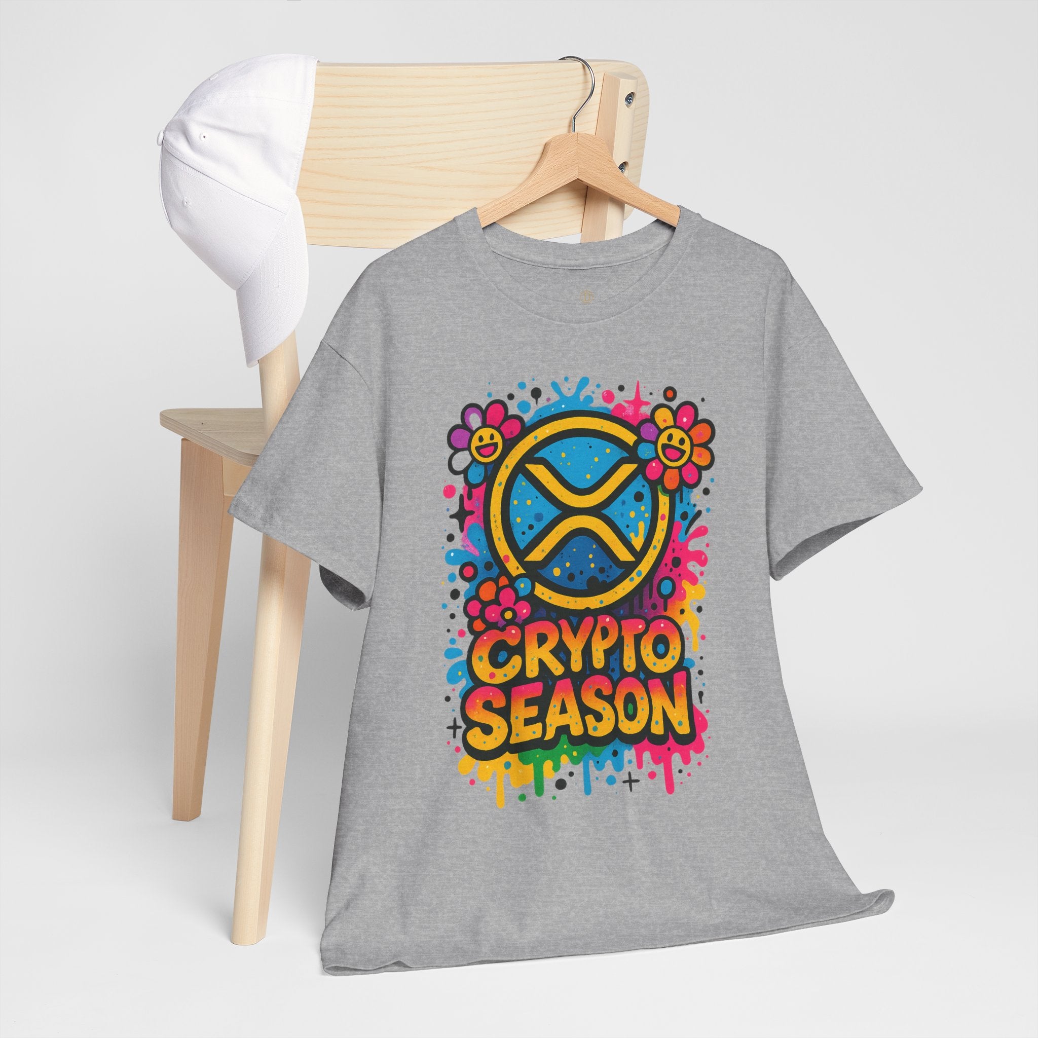 Crypto Season T-Shirt — Colorful Ripple XRP Logo Tee