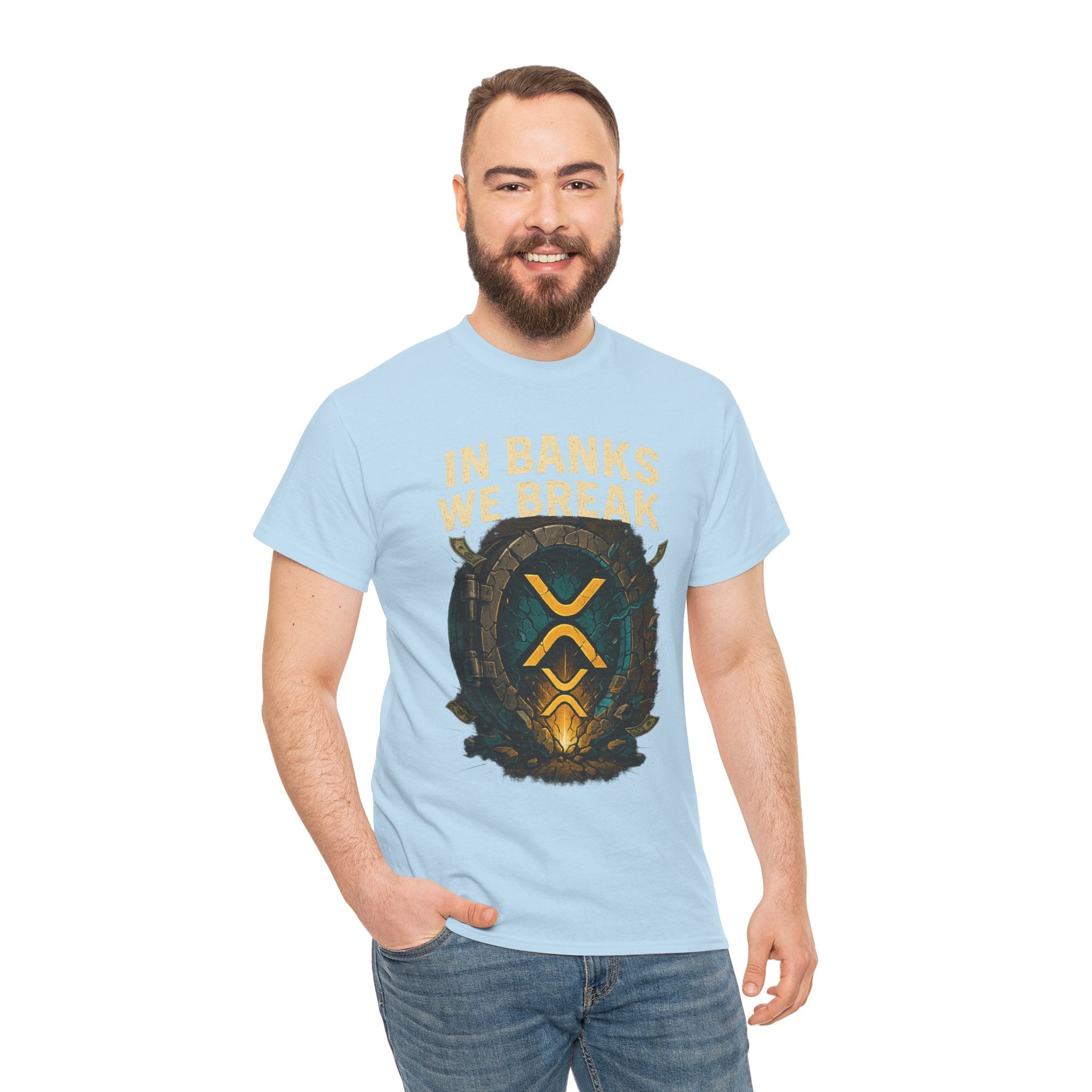 In Banks We Break XRP Crypto Graphic Tee