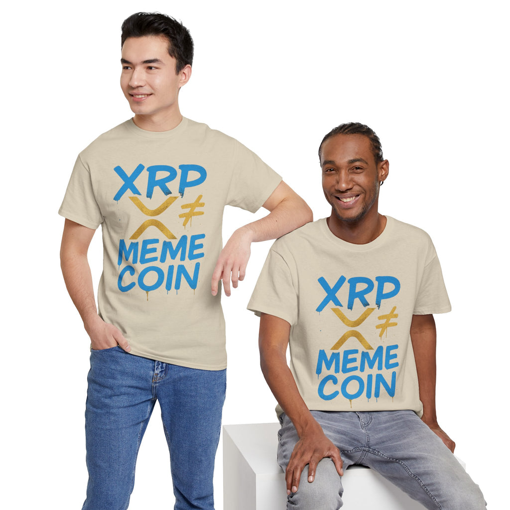 XRP ≠ Meme Coin T‑Shirt — Crypto Advocate Graphic Tee