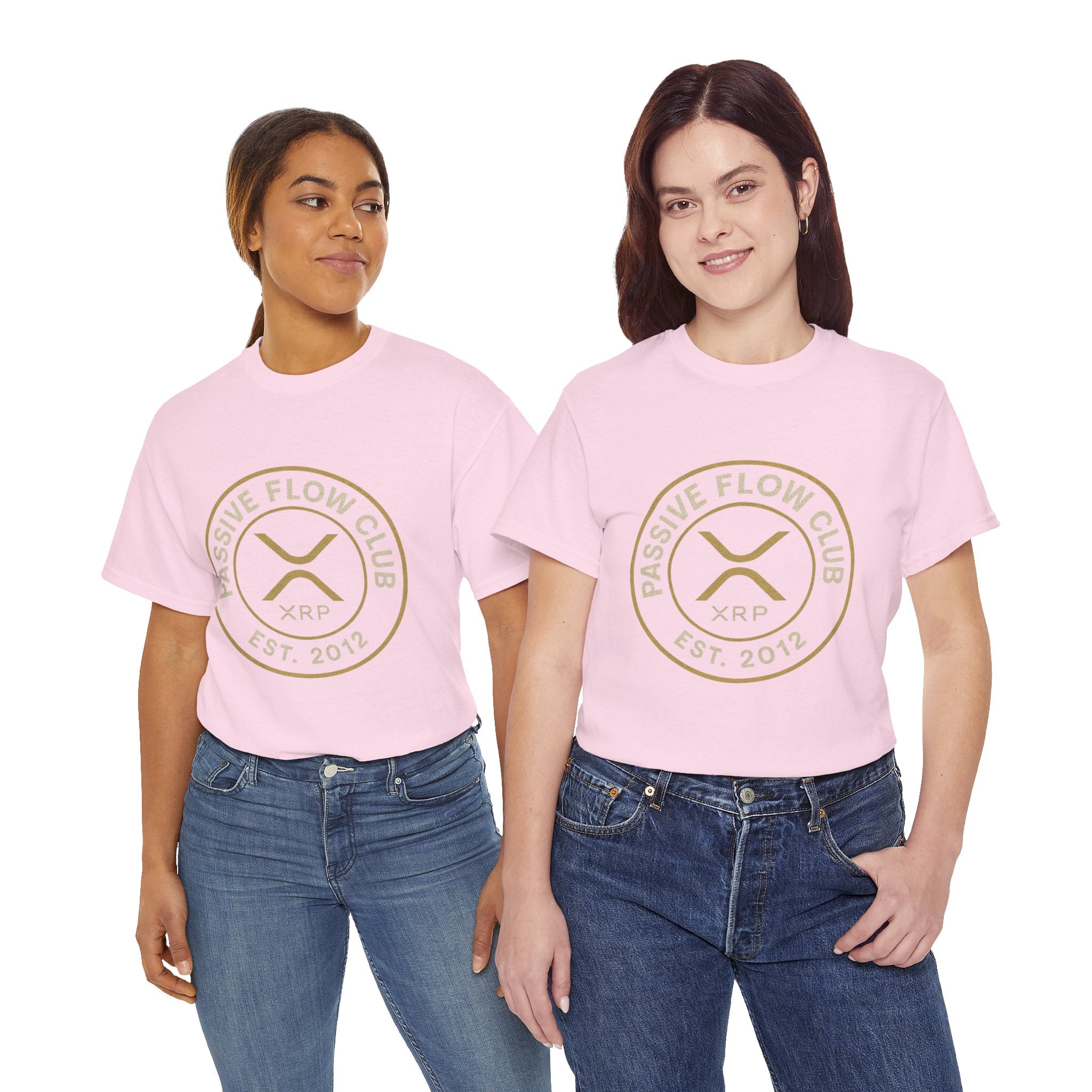 XRP Passive Flow Club T‑Shirt — Crypto Logo Tee (Est. 2012)