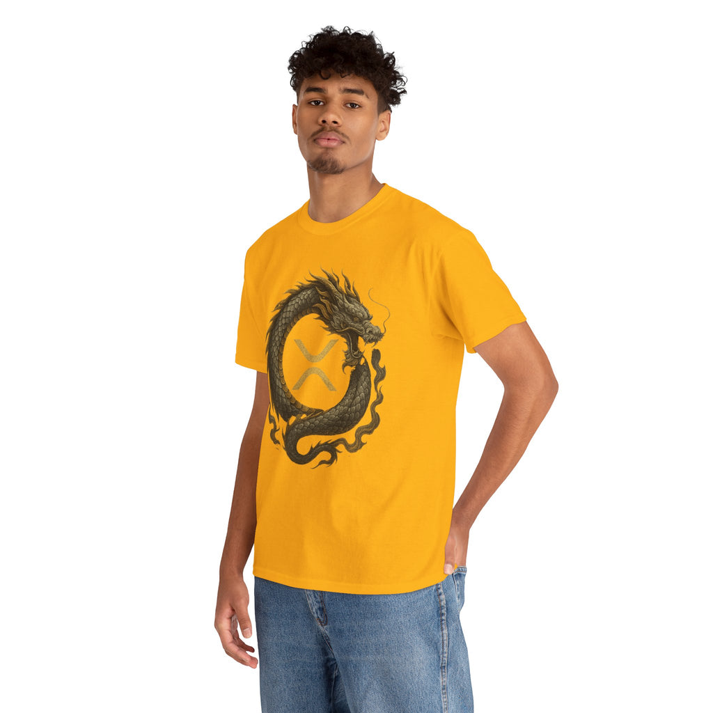Dragon XRP Logo T-Shirt — Crypto XRP Circle Dragon Graphic Tee
