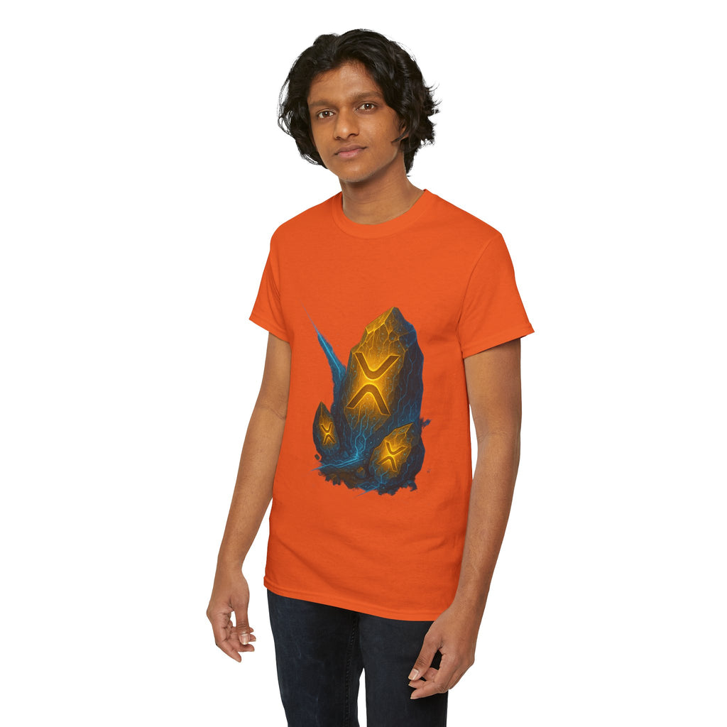 Rune Stone Graphic Tee — Glowing Mystic Rock T-Shirt