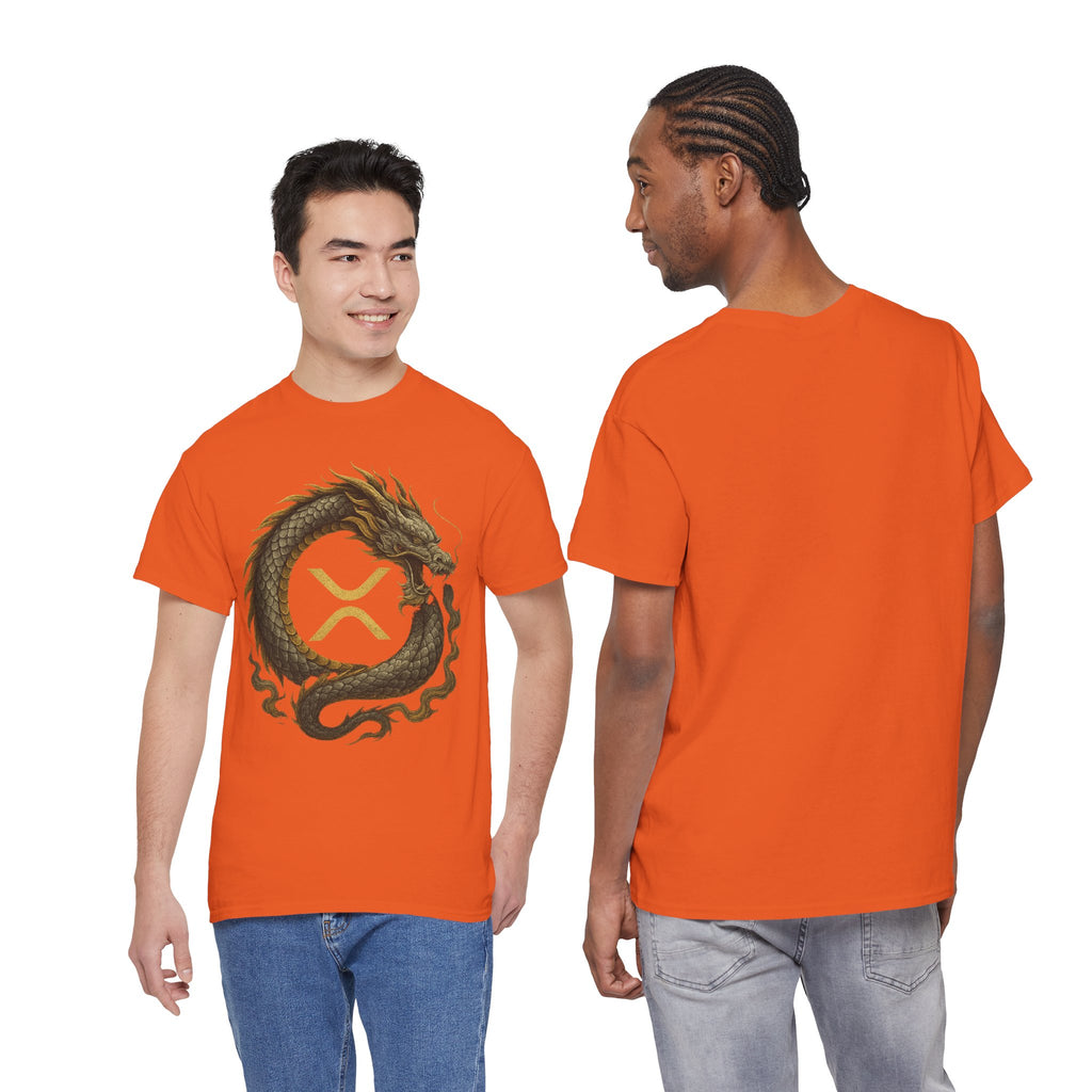 Dragon XRP Logo T-Shirt — Crypto XRP Circle Dragon Graphic Tee