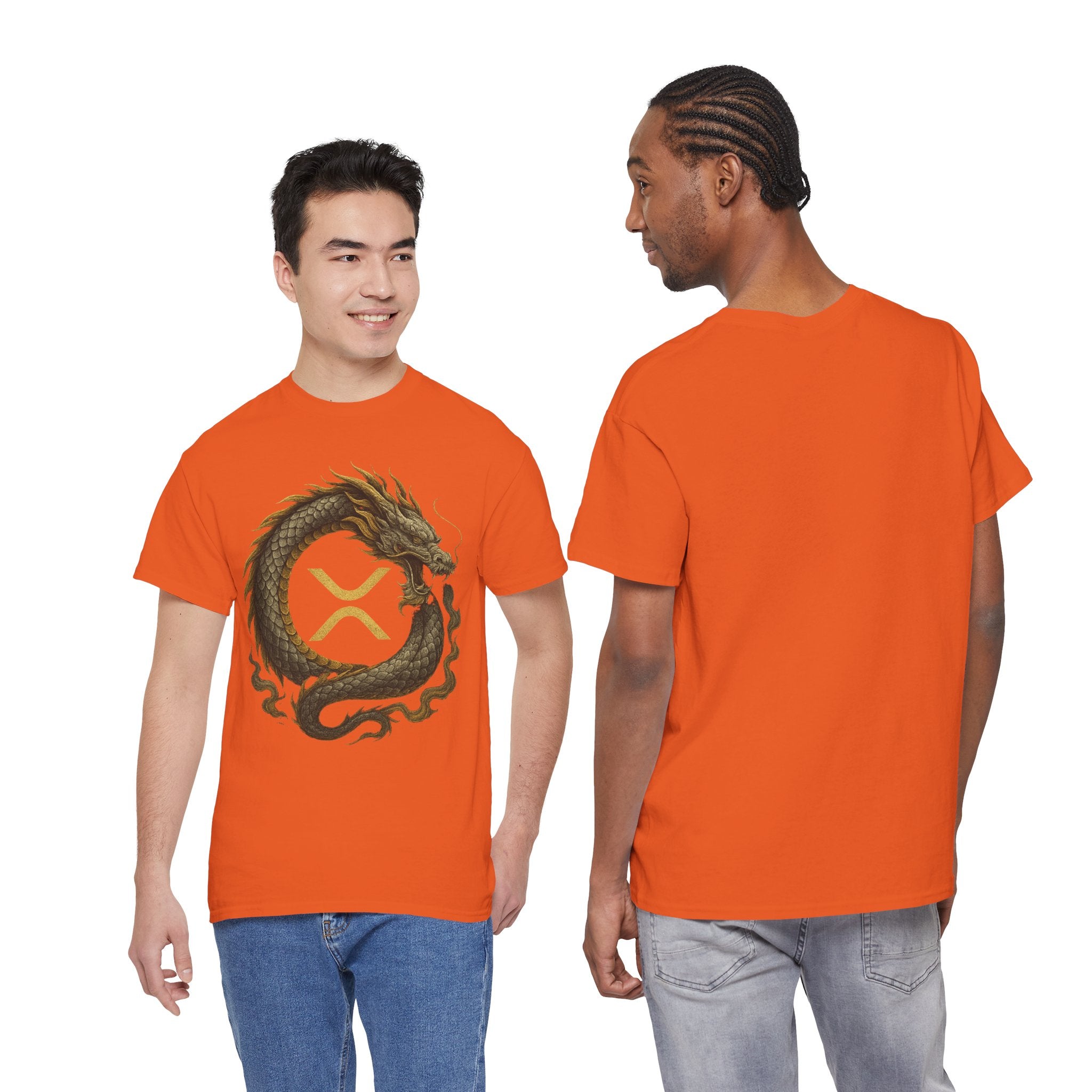 Dragon XRP Logo T-Shirt — Crypto XRP Circle Dragon Graphic Tee
