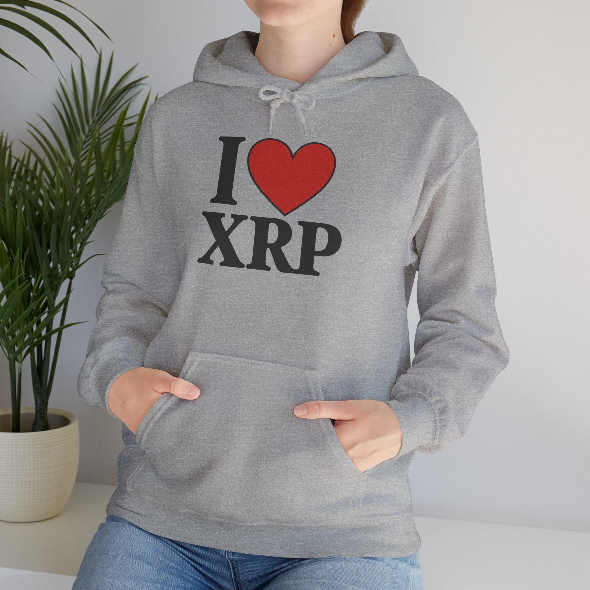 I  XRP Hoodie — Crypto Enthusiast Ripple Sweatshirt