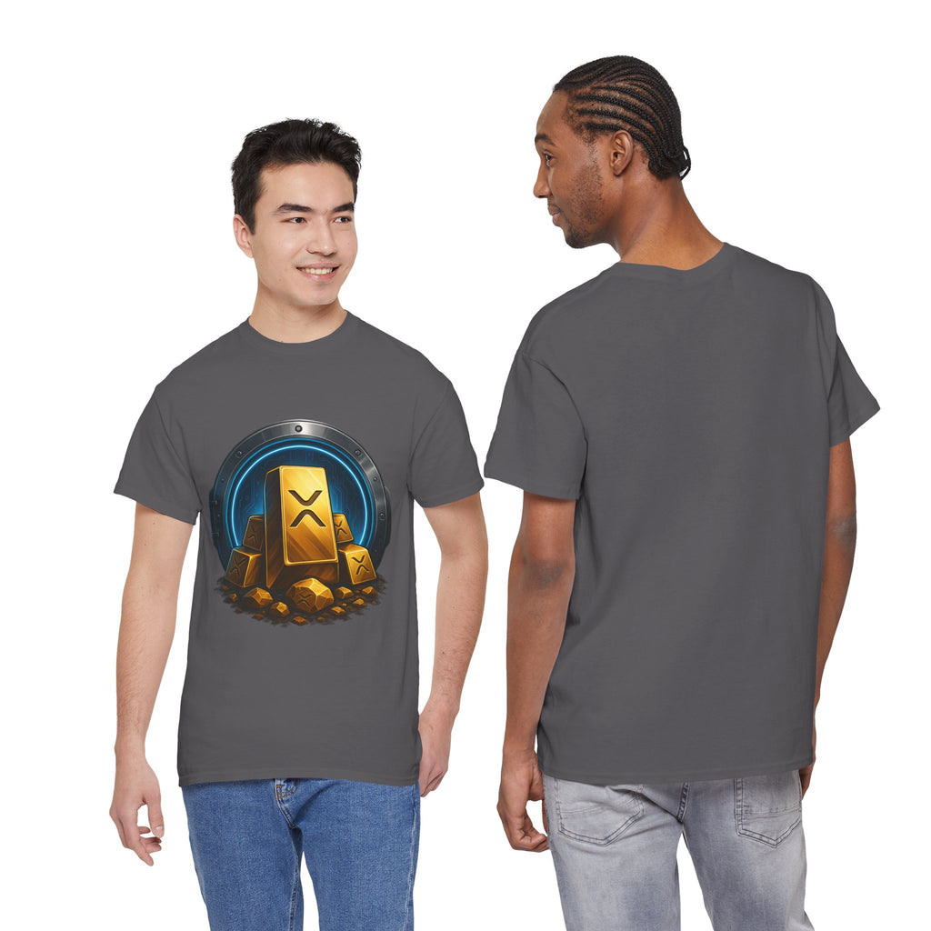 Crypto Gold Bars T-Shirt — Ripple (XRP) Stack Graphic Tee