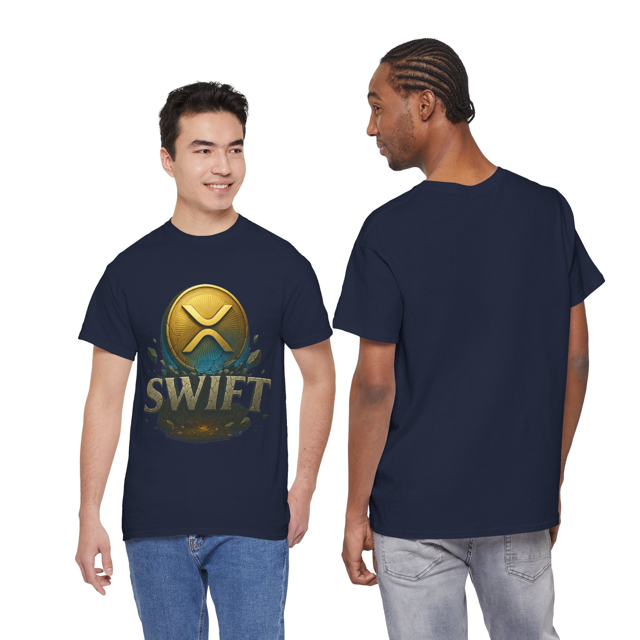 XRP Swift Cryptocurrency T‑Shirt — Ripple Coin Logo Graphic Tee