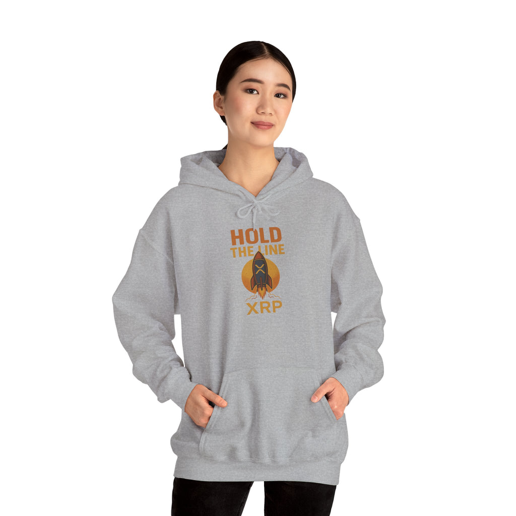 XRP 'Hold the Line' Hoodie — Crypto Supporter Sweatshirt