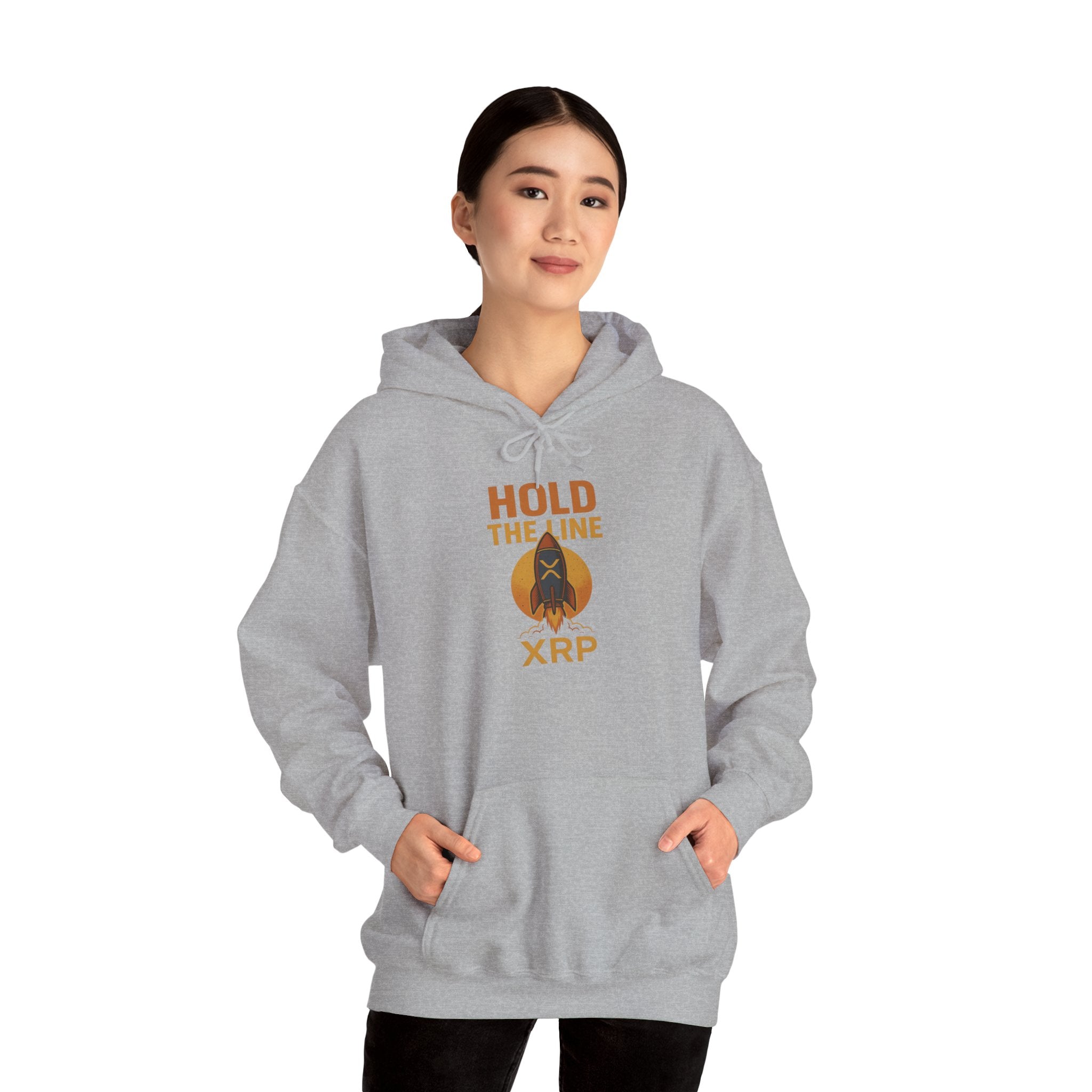 XRP 'Hold the Line' Hoodie — Crypto Supporter Sweatshirt