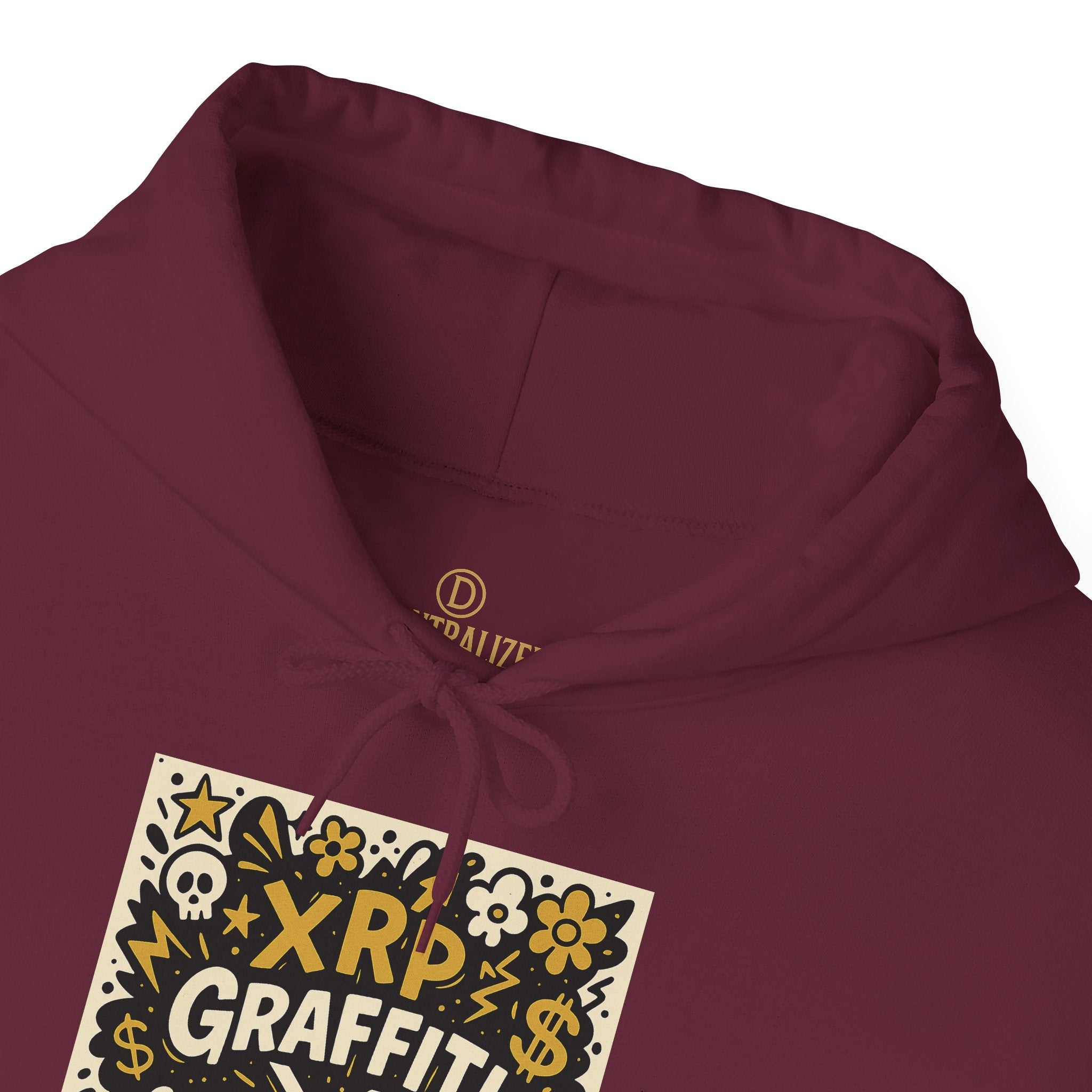 XRP Graffiti Hoodie – Street Art Crypto Sweatshirt
