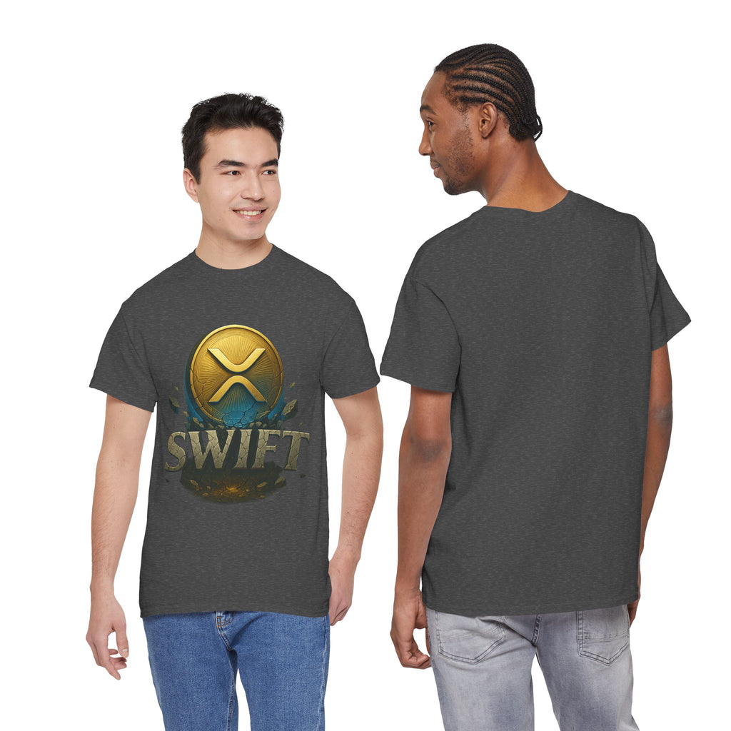 XRP Swift Cryptocurrency T‑Shirt — Ripple Coin Logo Graphic Tee
