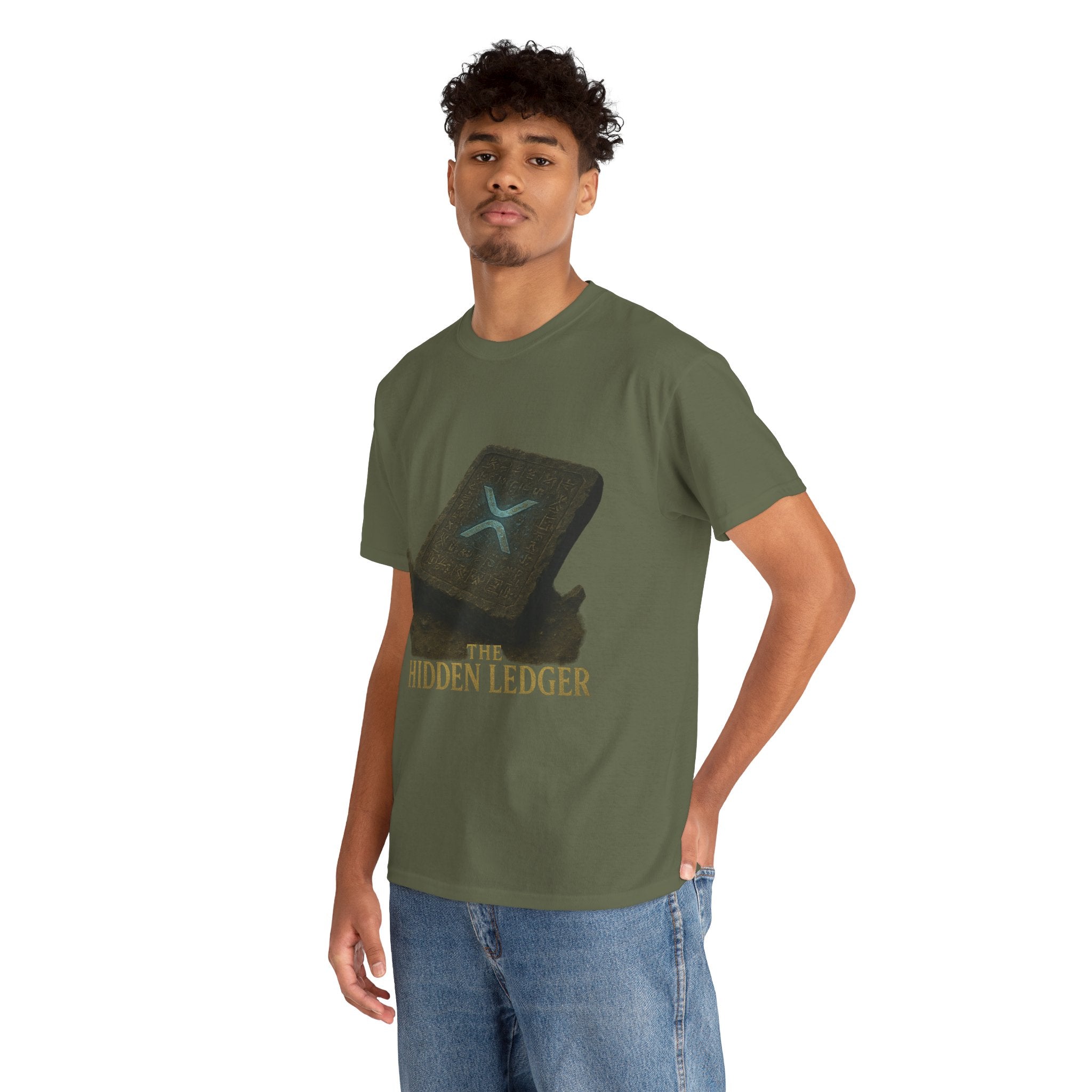 T-Shirt — "The Hidden Ledger" Crypto XRP Wallet Graphic Tee